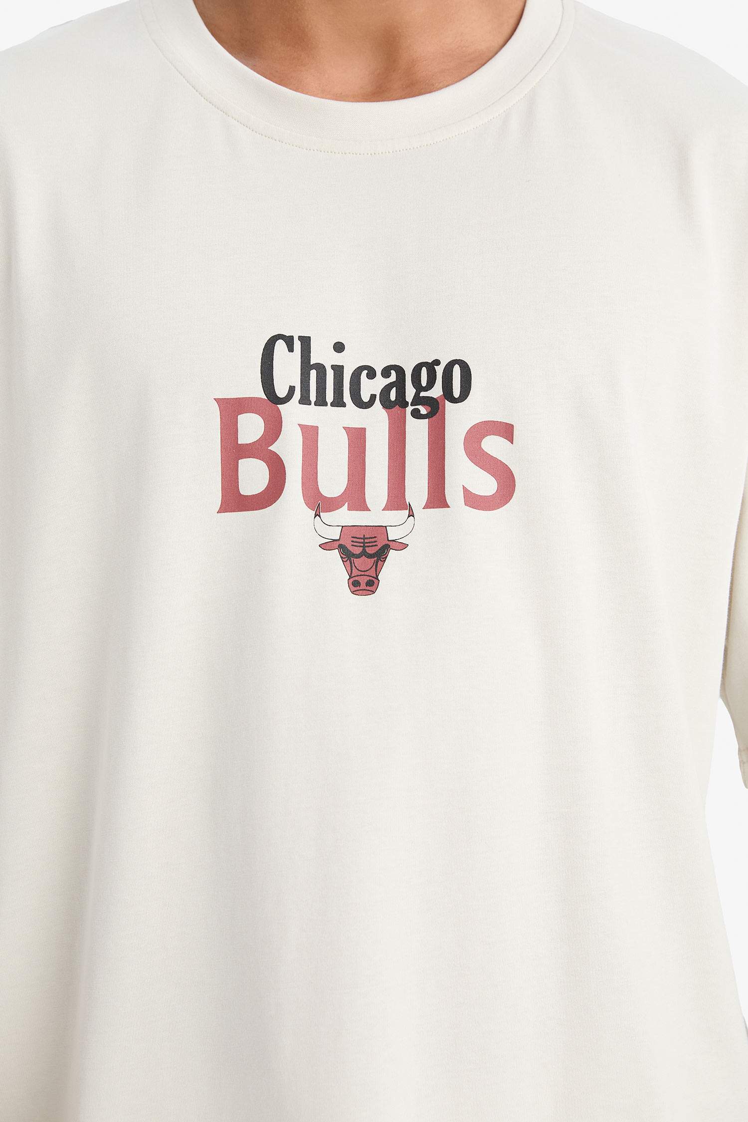 NBA Chicago Bulls дөңгелек жаға Футболка