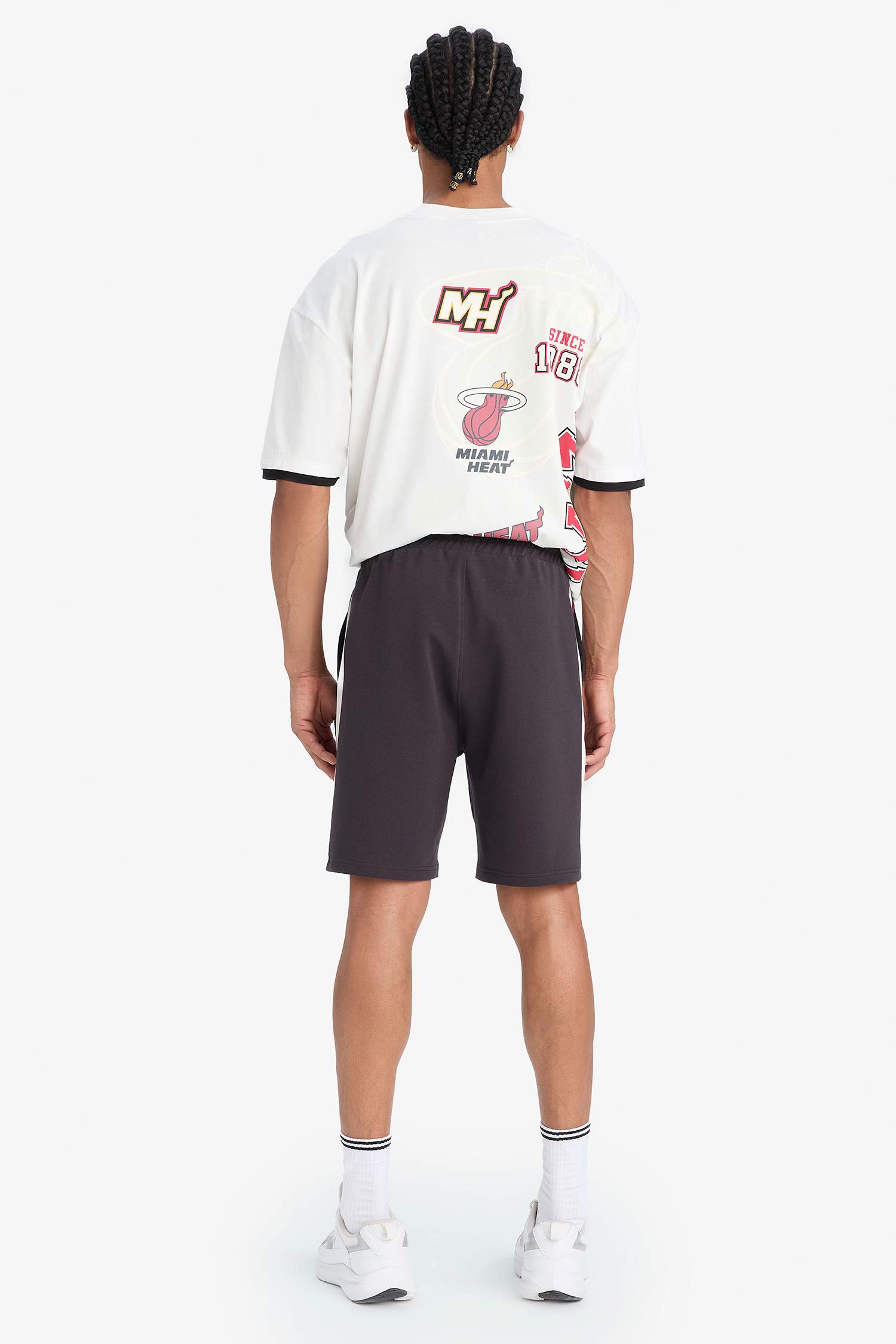 Short NBA Miami Heat court à coupe standard de DeFactoFit