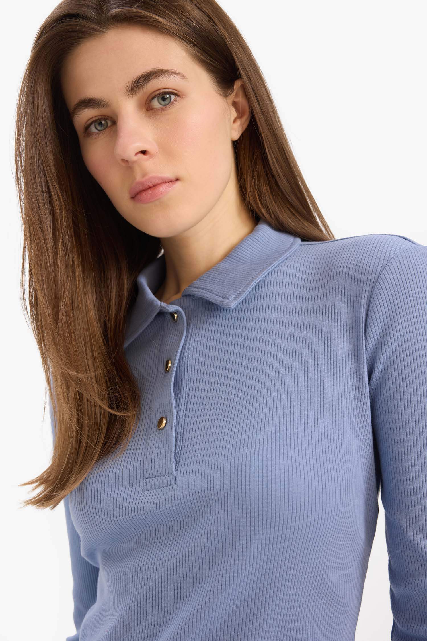 Bodycon Polo Collar Camisole Midi Dress