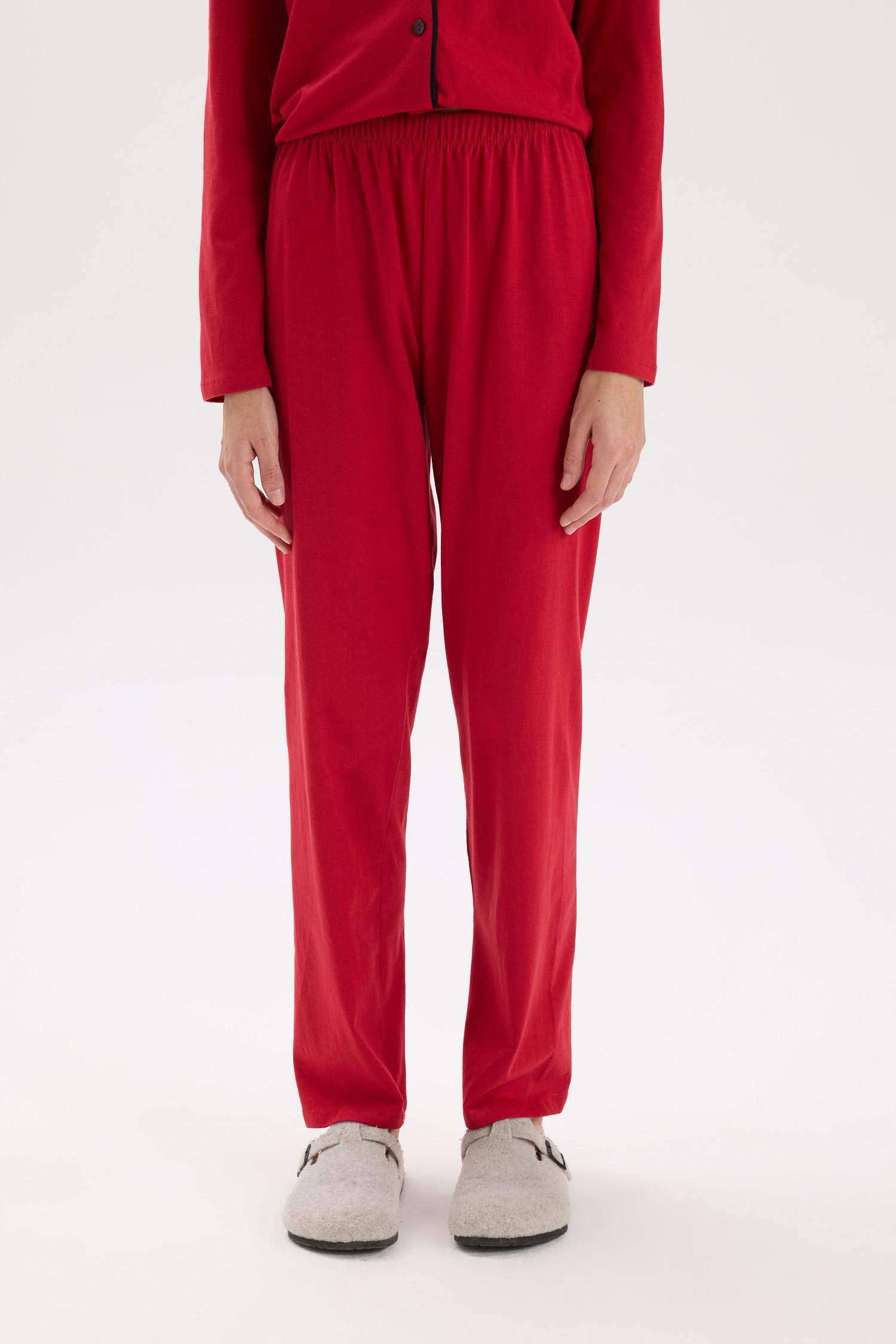 Pijama Takımı Regular Fit Uzun Kollu Üst Uzun Alt-Fall in Love