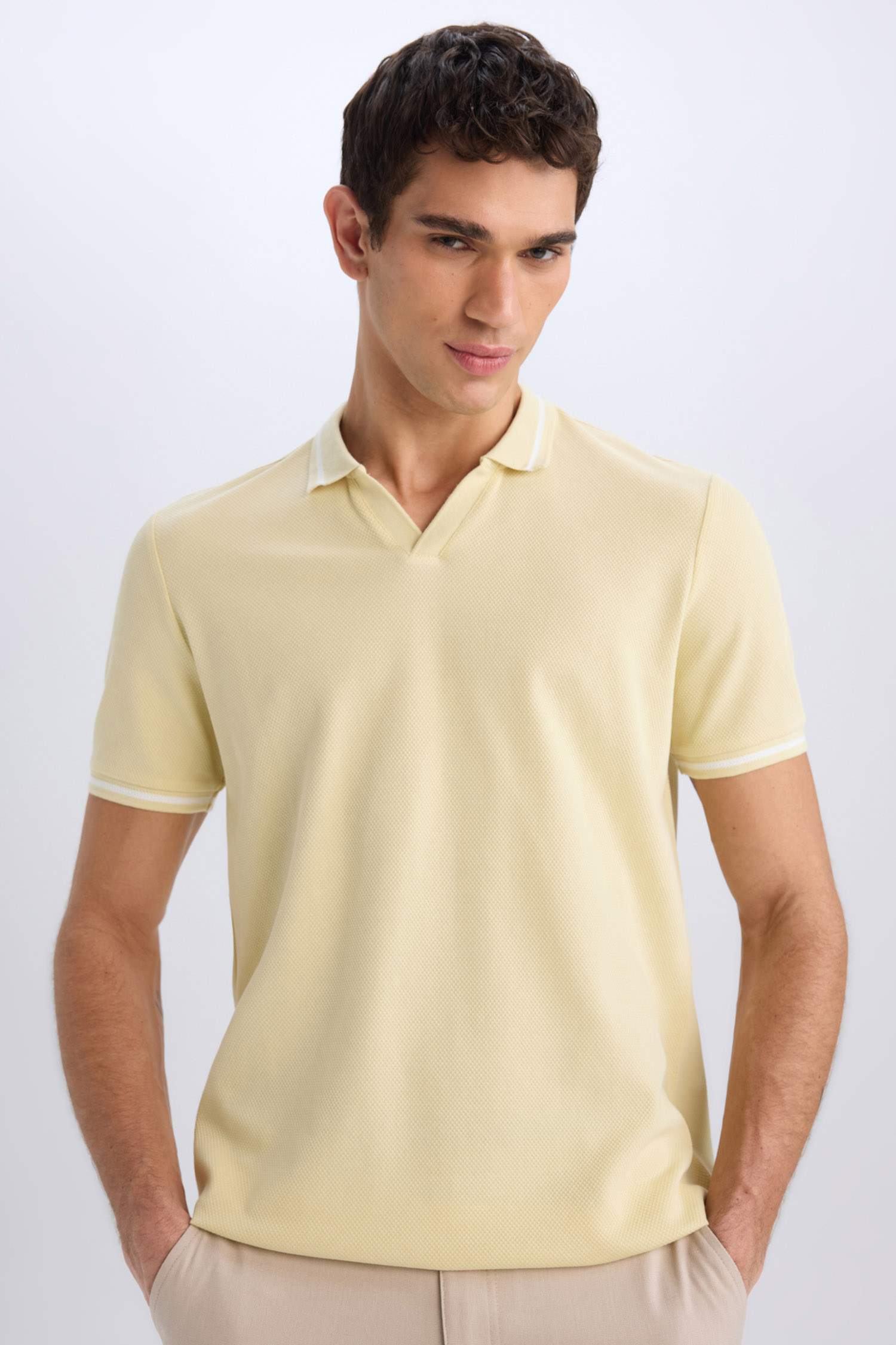 Regular Fit Short Sleeve Polo T-Shirt
