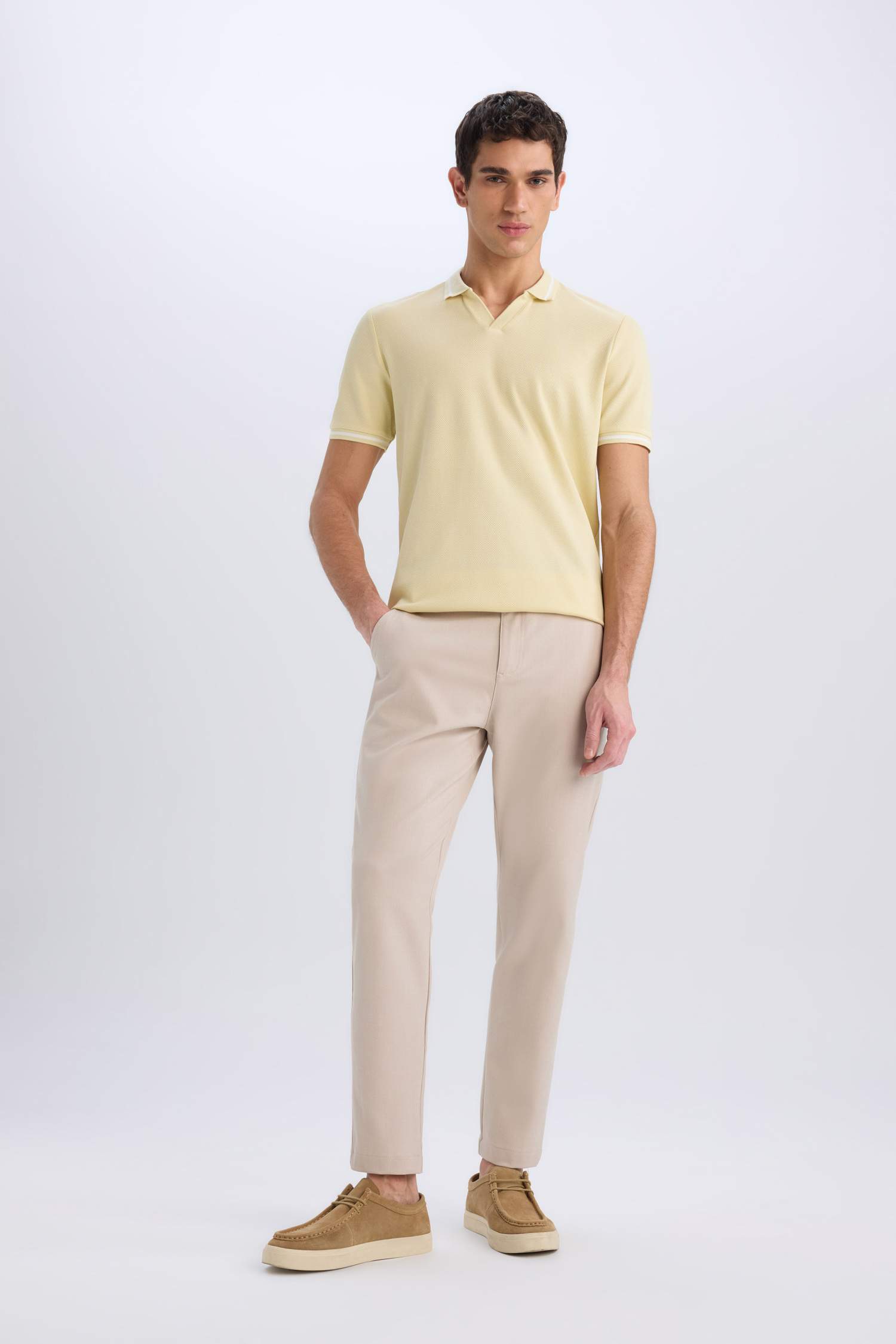 Regular Fit Short Sleeve Polo T-Shirt