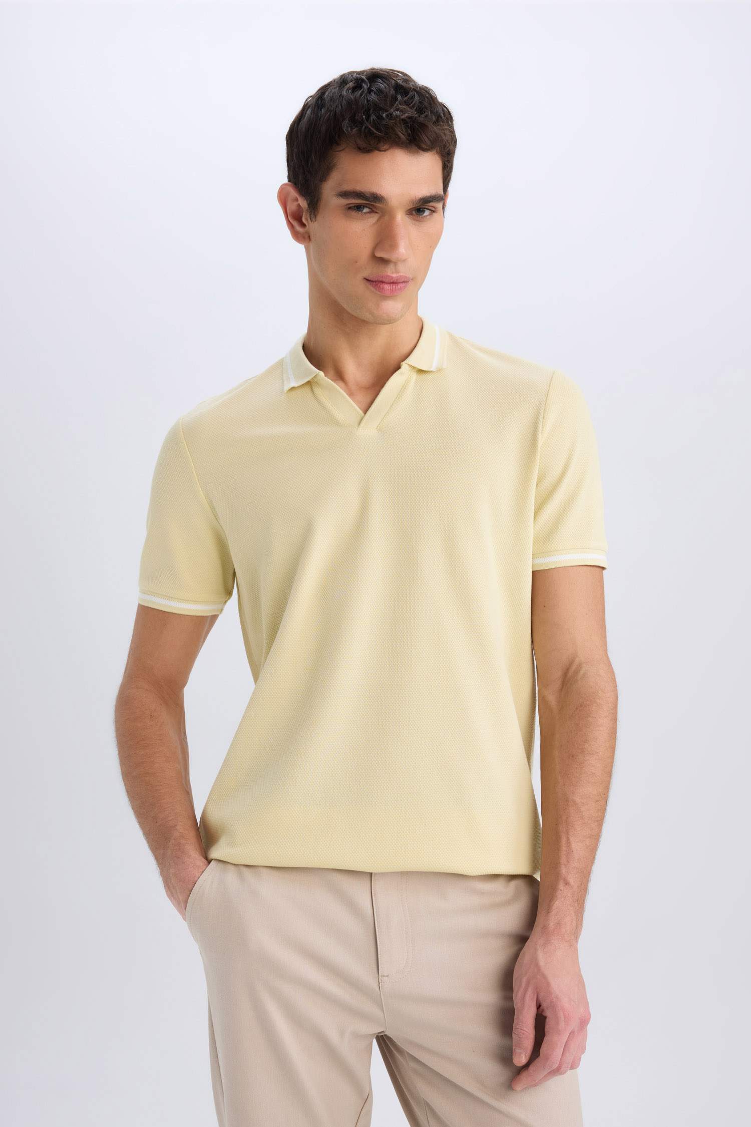 Regular Fit Short Sleeve Polo T-Shirt
