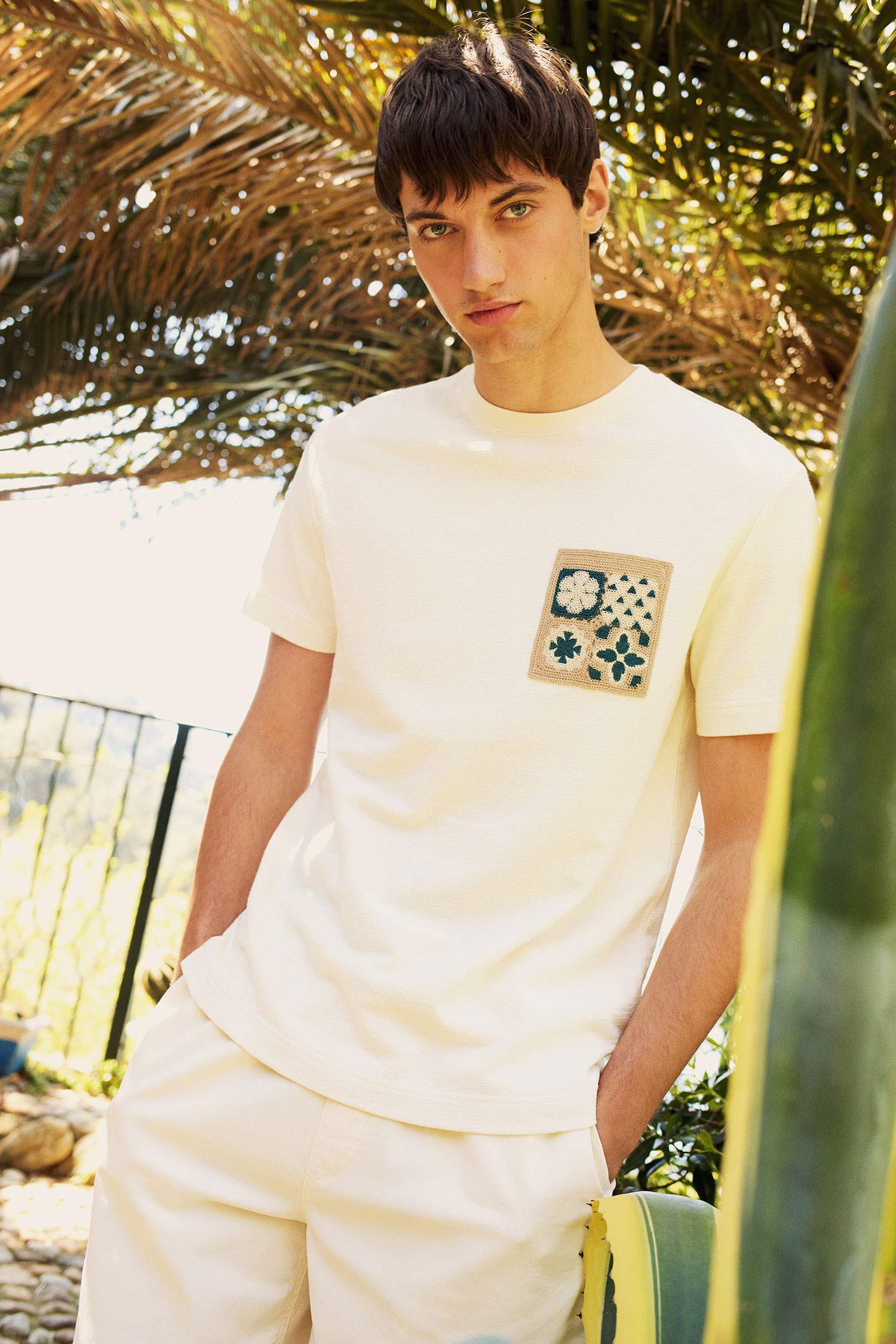 تيشيرت نص ردن قطن قصة عادية بياخة مستديرة