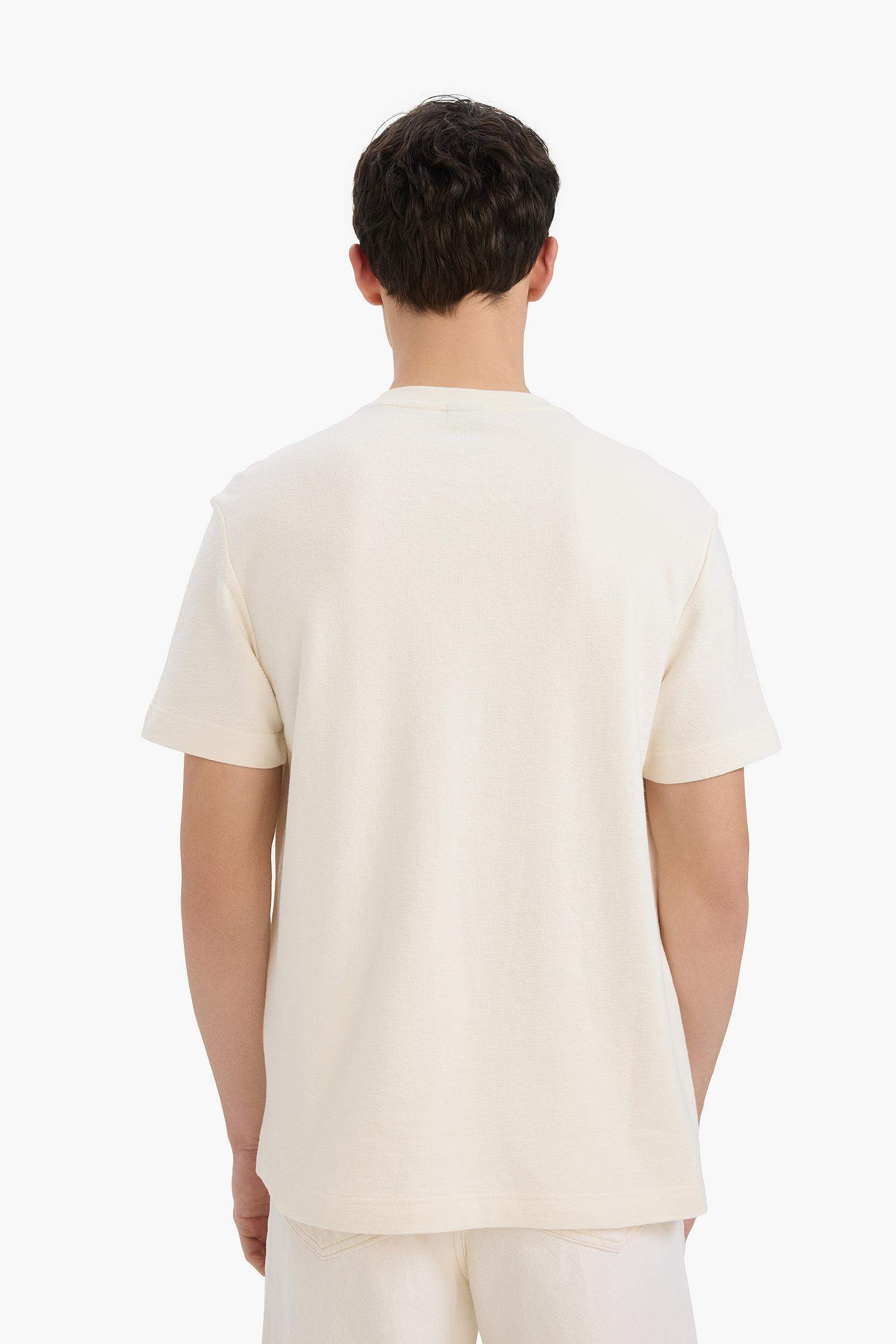 تيشيرت نص ردن قطن قصة عادية بياخة مستديرة