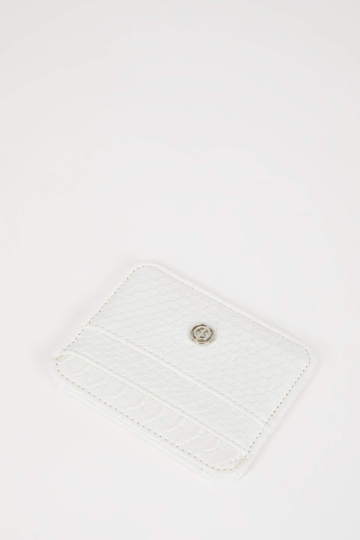 محفظة بطاقات نسائية من جلد صناعي