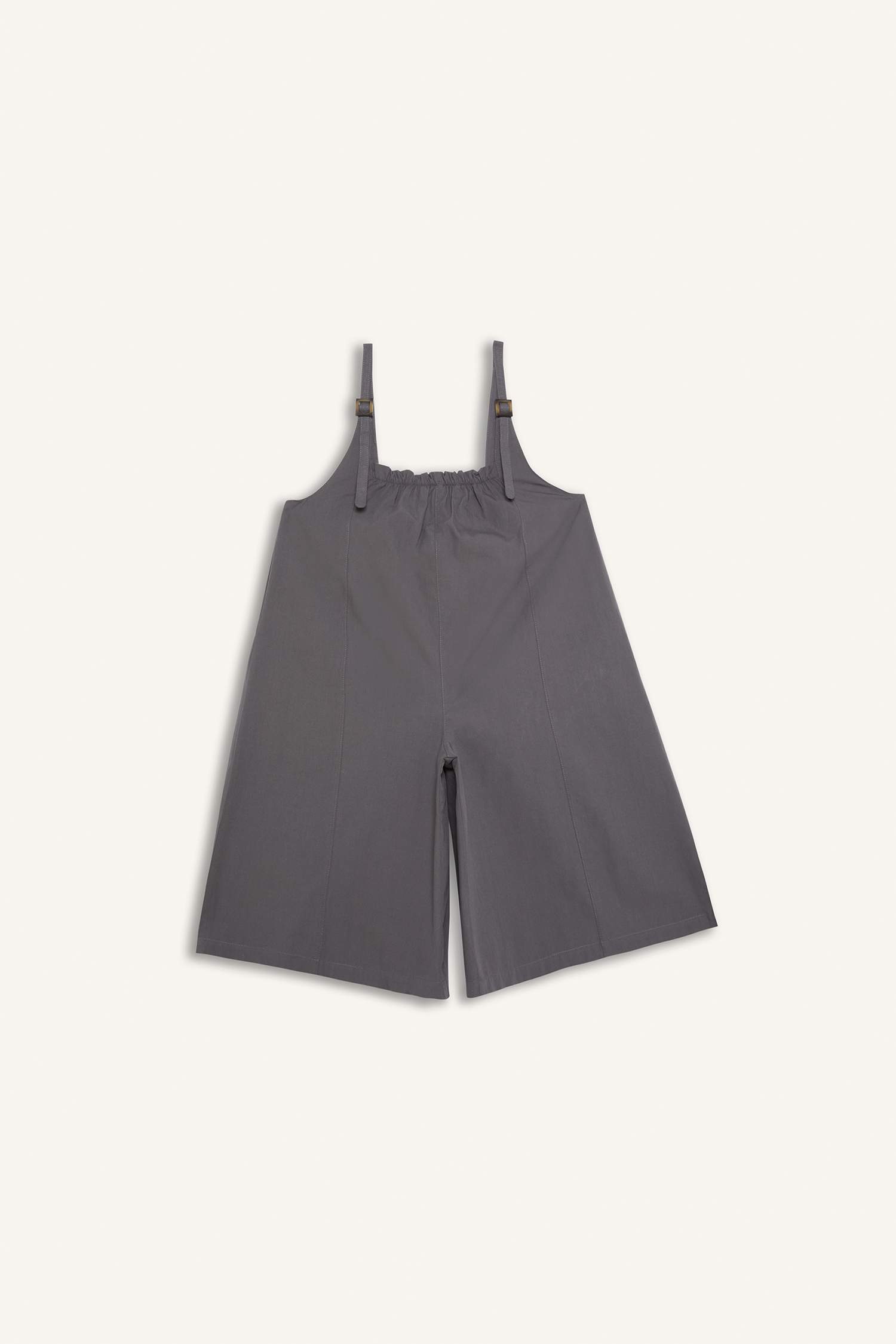 Kız Çocuk Askılı Poplin Tulum