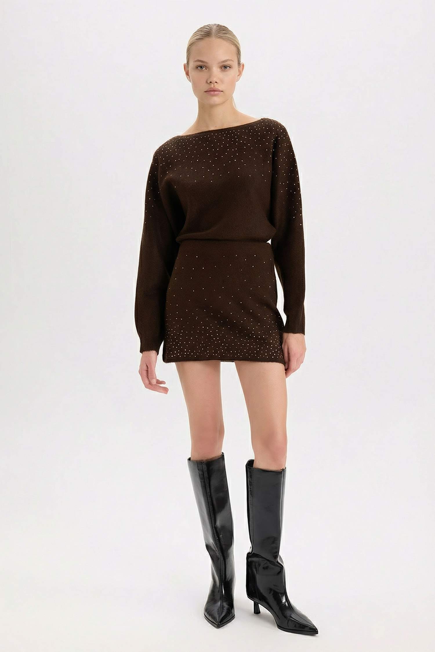 Regular Fit Boat Collar Pullover