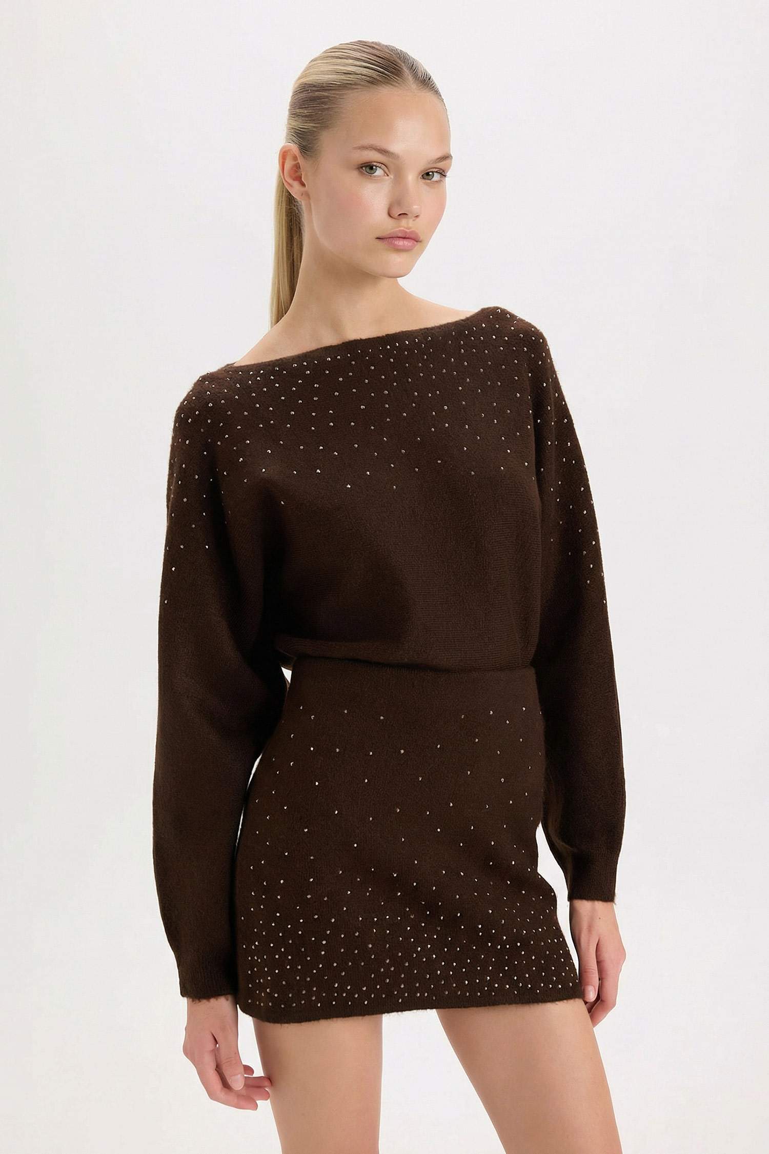 Regular Fit Boat Collar Pullover