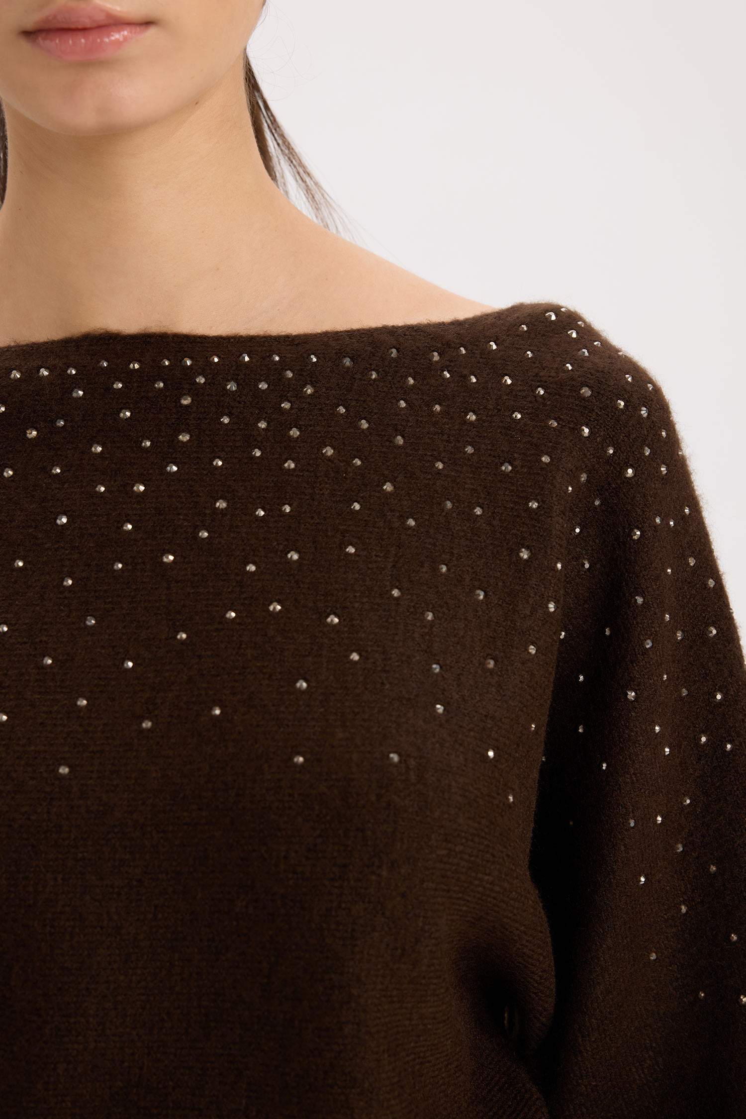 بلوز تريكو بيزك سادة قصة عادية