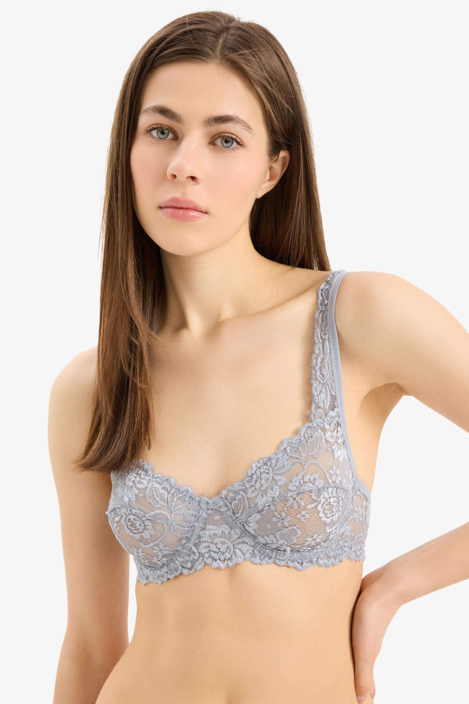 Fall in Love Telli Dantelli Tişört Bra