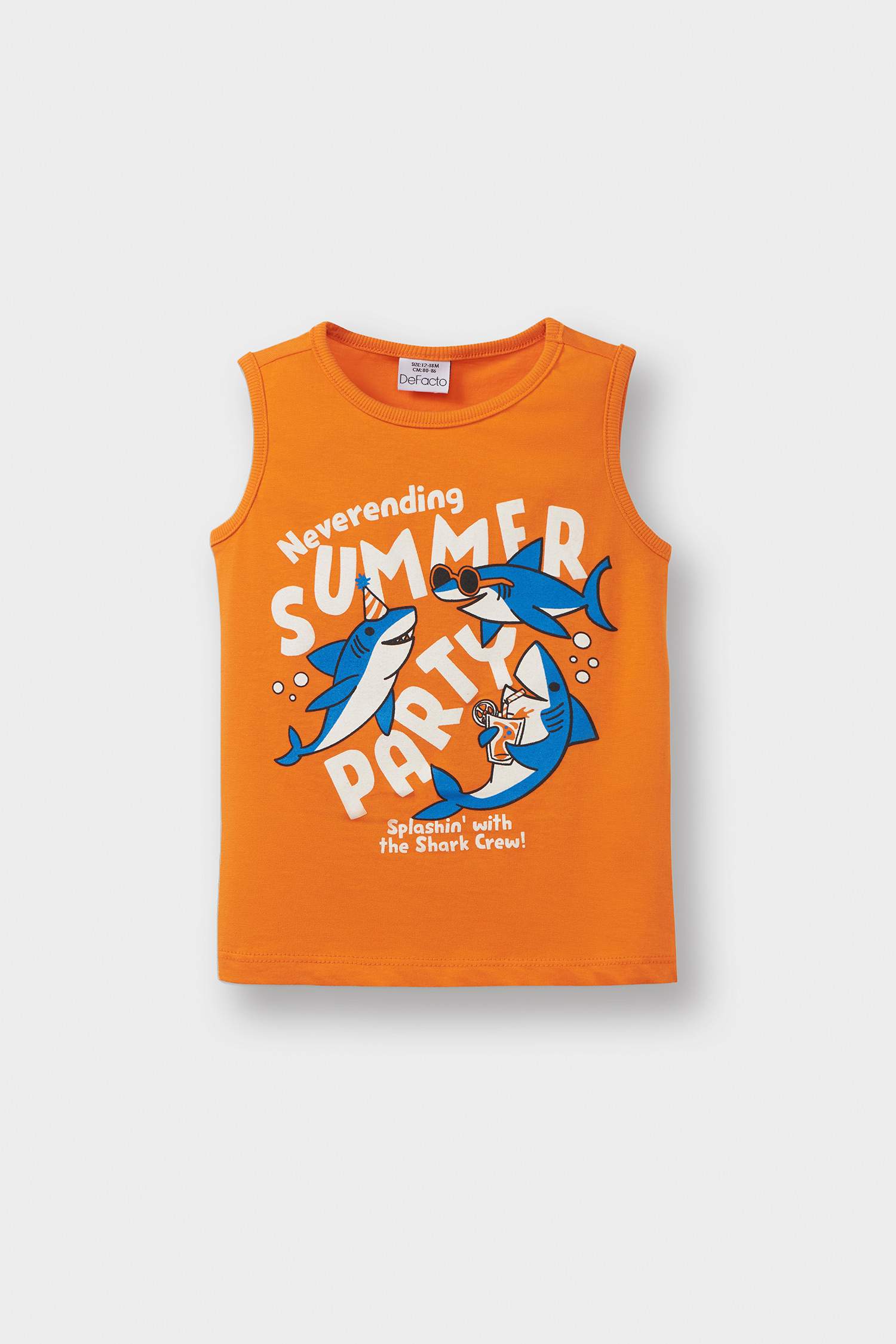 فانيلة بيبي ولادي قصة عادية بياخة مستديرة - قطعتين