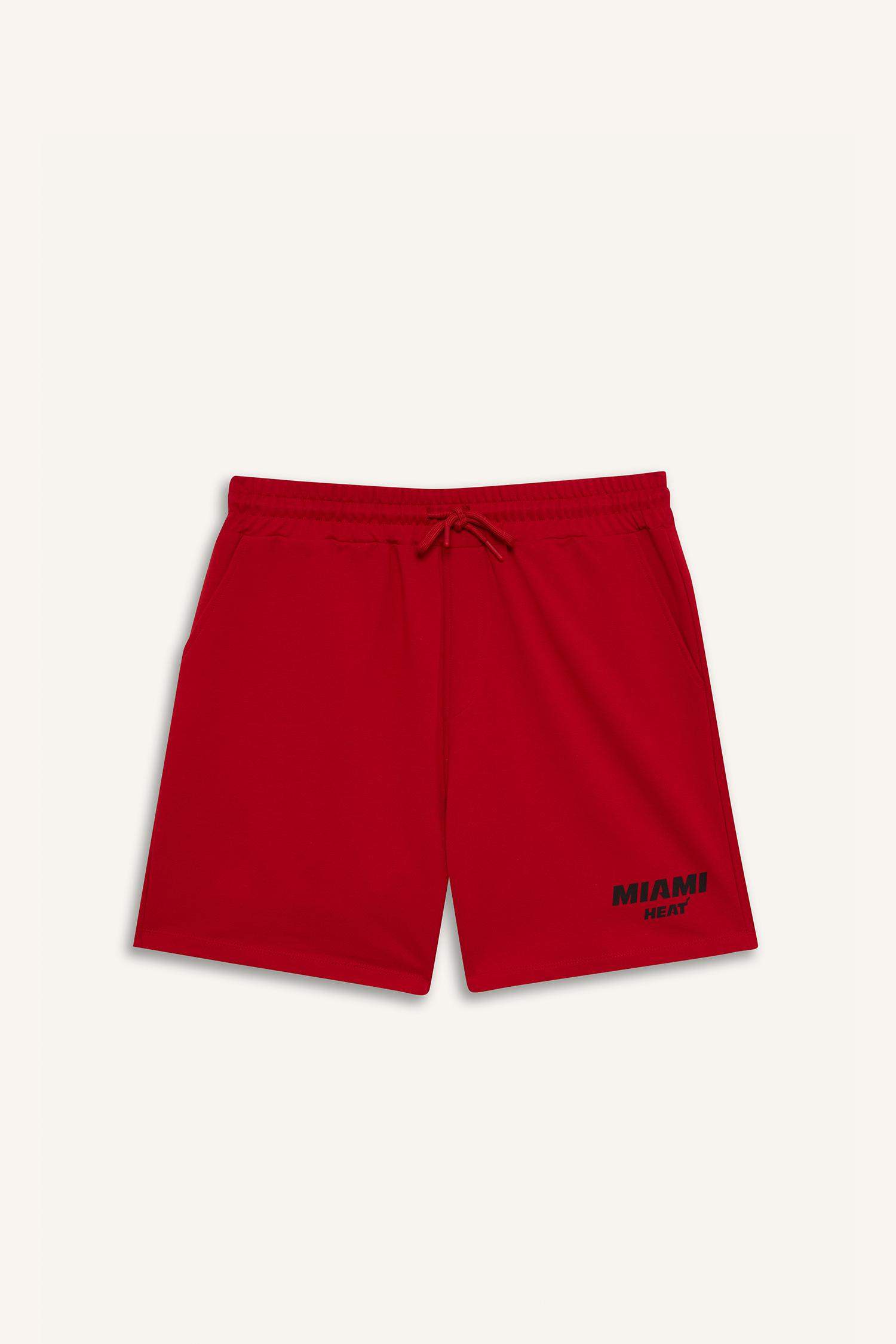 شورت قصير قصة عادية من ميامي هيت من DeFactoFit