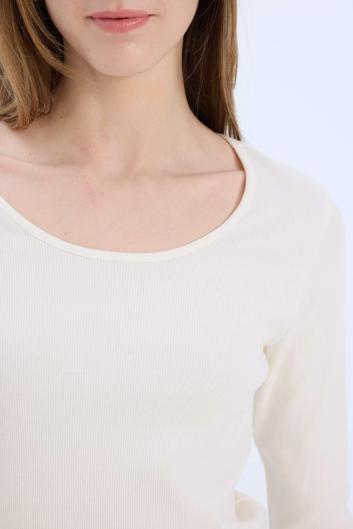 Pijama Takımı Regular Fit Poplin Uzun Kollu Üst Çizgili Uzun Alt-Fall in Love