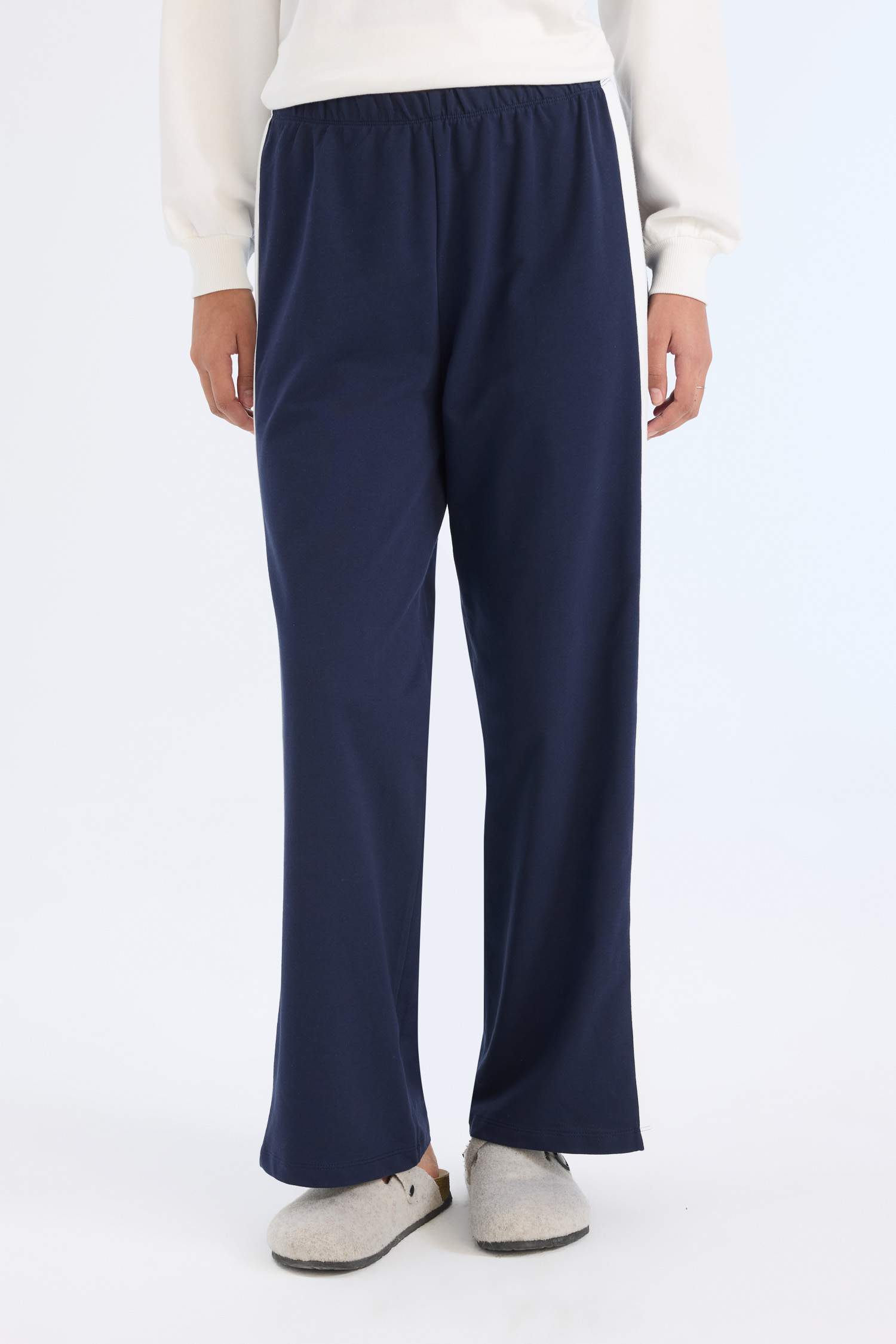 Pijama Takımı Regular Fit Uzun Kollu Baskılı Üst Beli Lastikli Uzun Alt