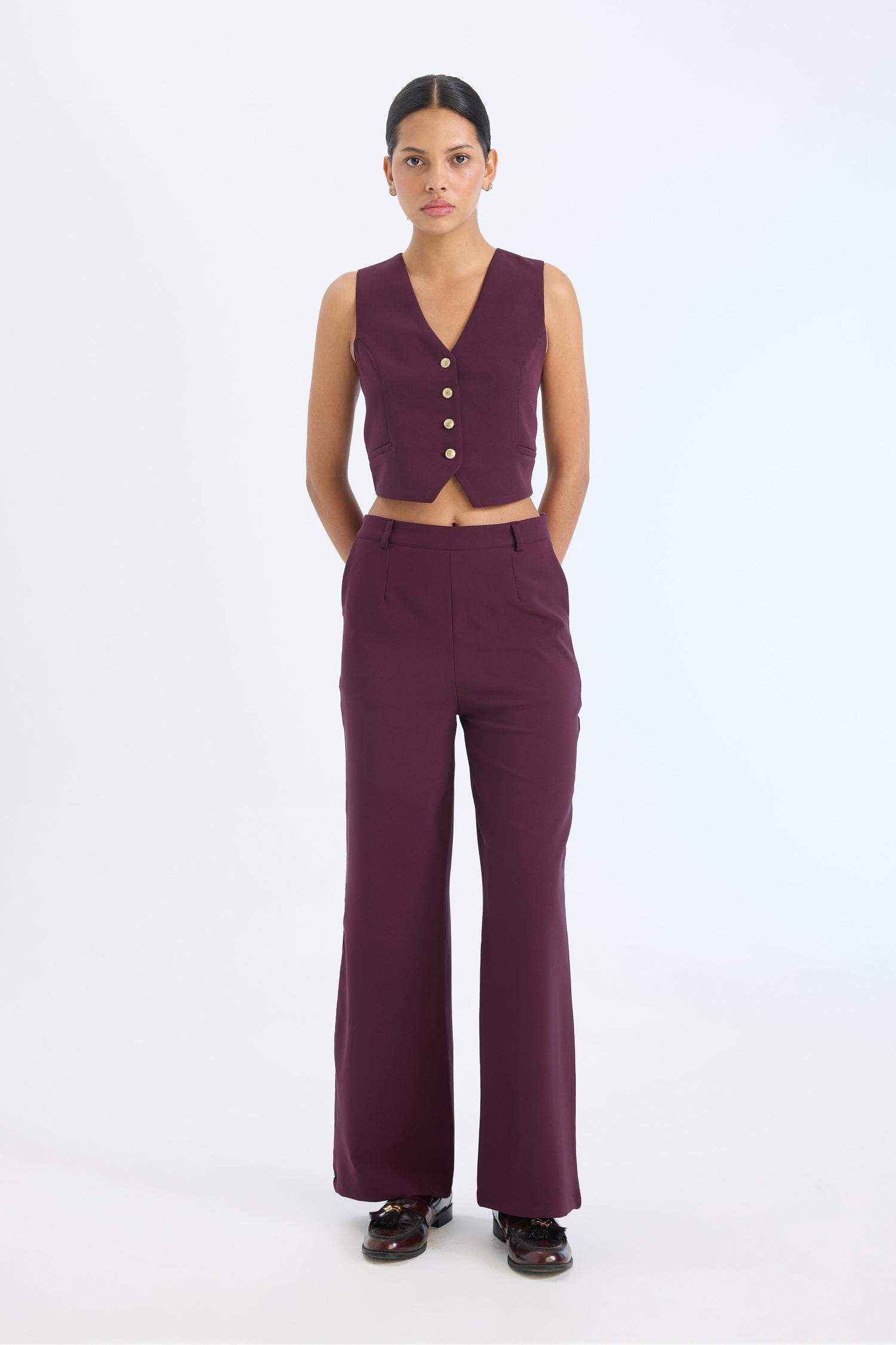 High Waist Wide Leg Pants