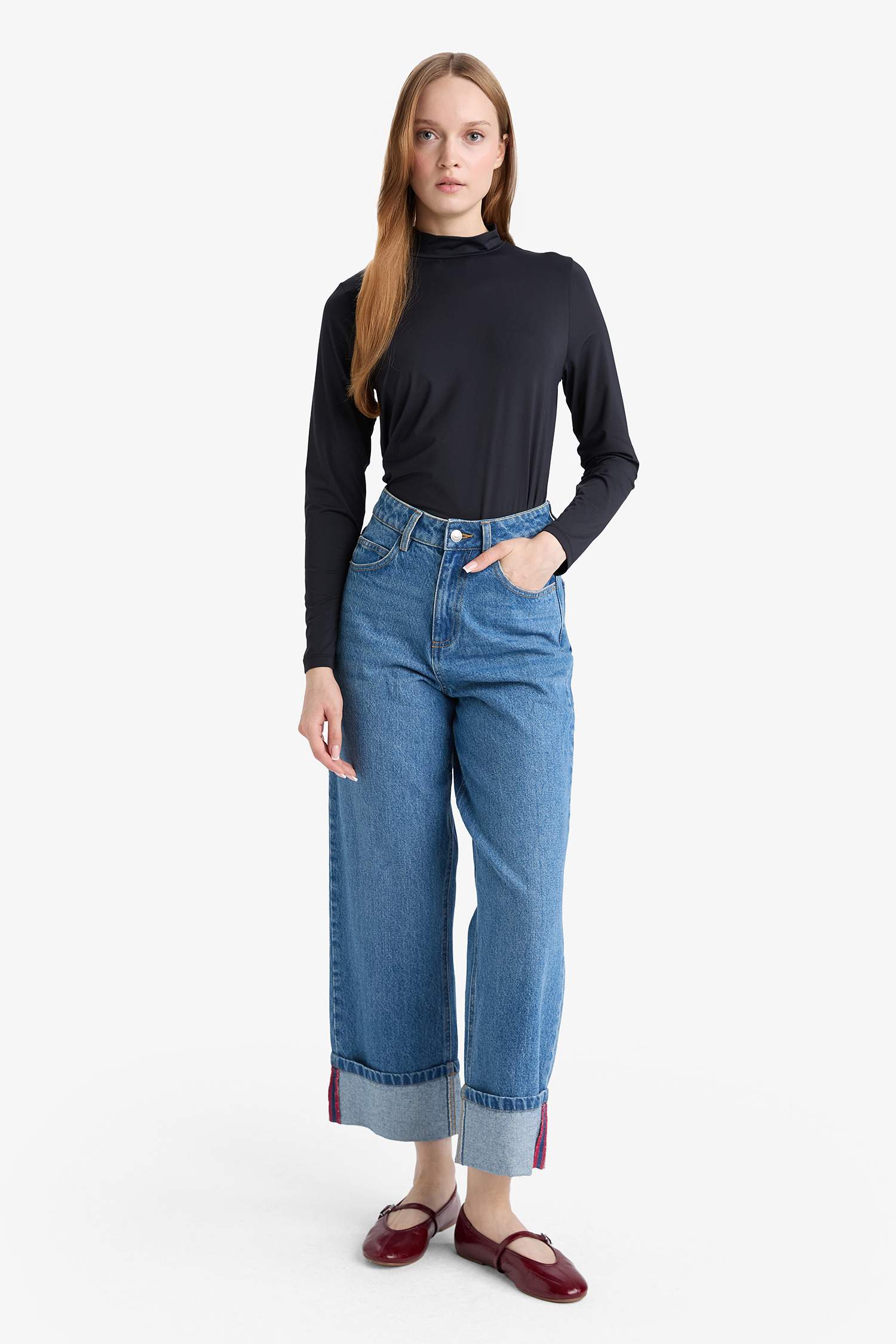 Regular Fit Long Sleeve Tunic