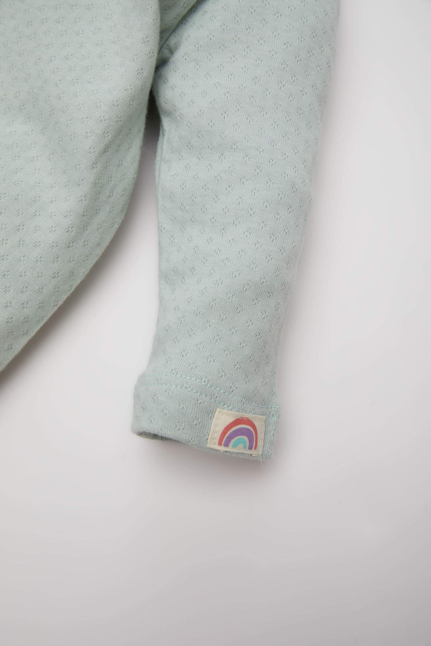 Kız Bebek Yenidoğan Çıtçıtlı Uzun Kollu Tulum