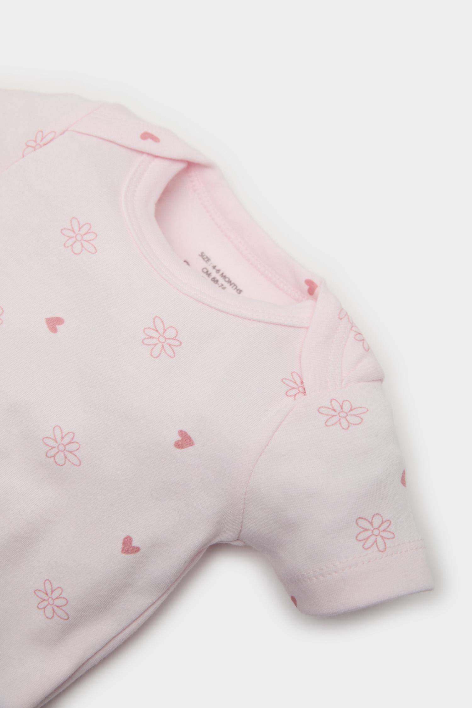 طقم بناتي قصة عادية - 4 قطع