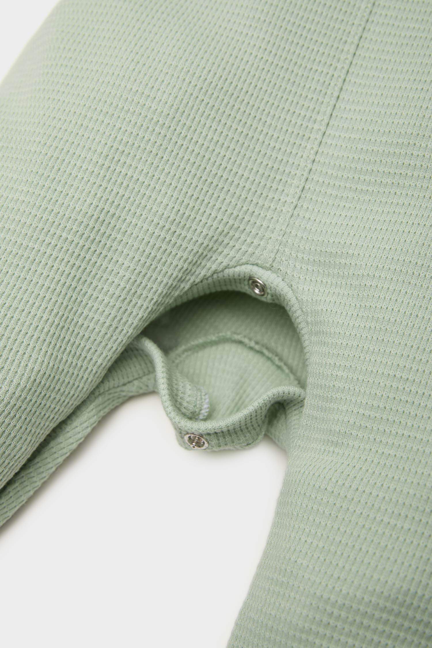 Erkek Bebek 2'li Takım Araç Baskılı Waffle Uzun Kollu Tişört Salopet