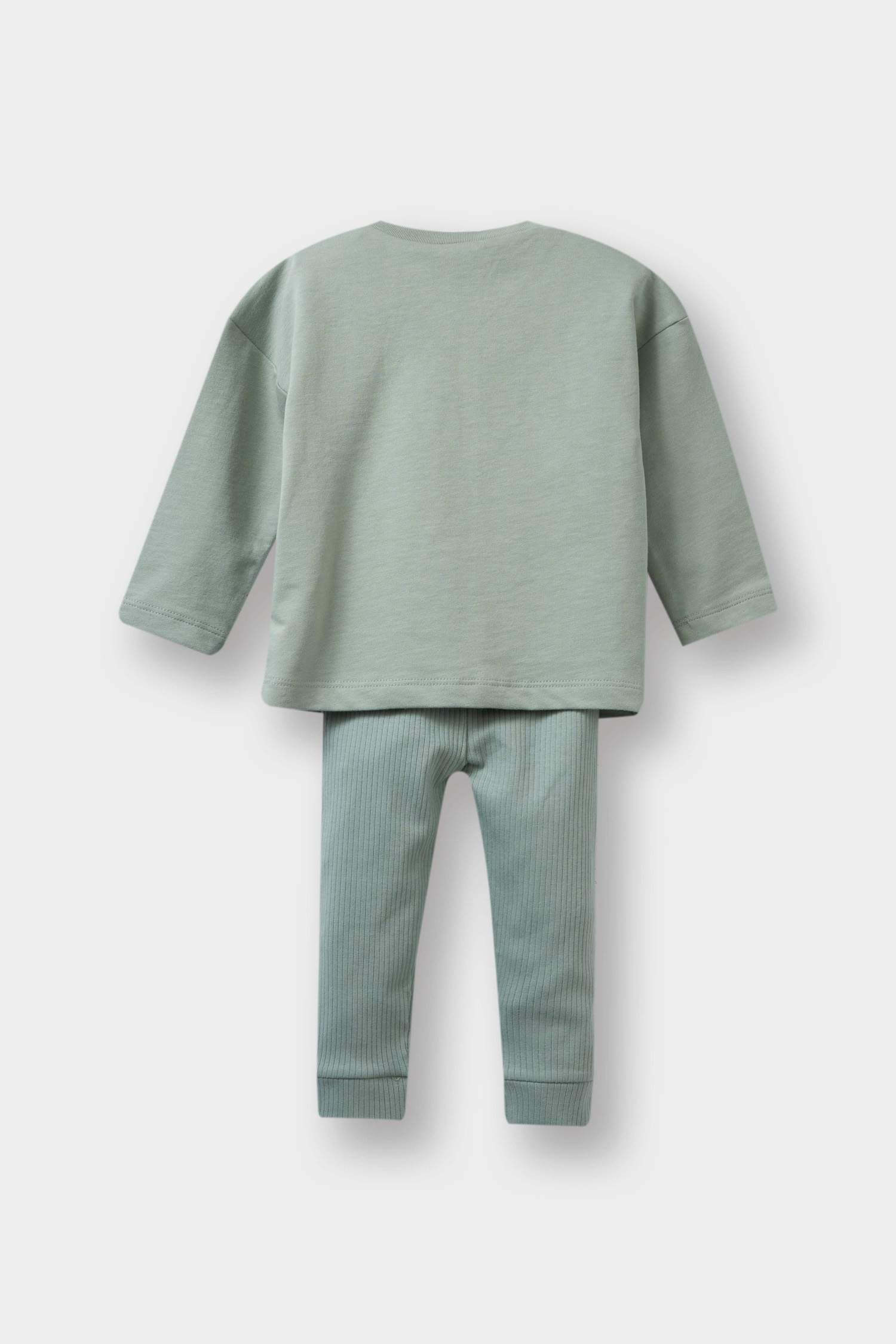Ensemble de T-shirt imprimé dinosaure à manches longues et pantalon pour bébé garçon