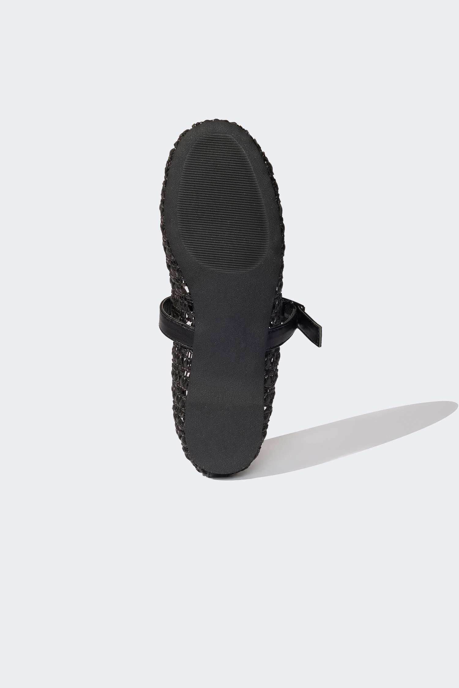 Woman Faux Leather Ballerina Flat Shoes