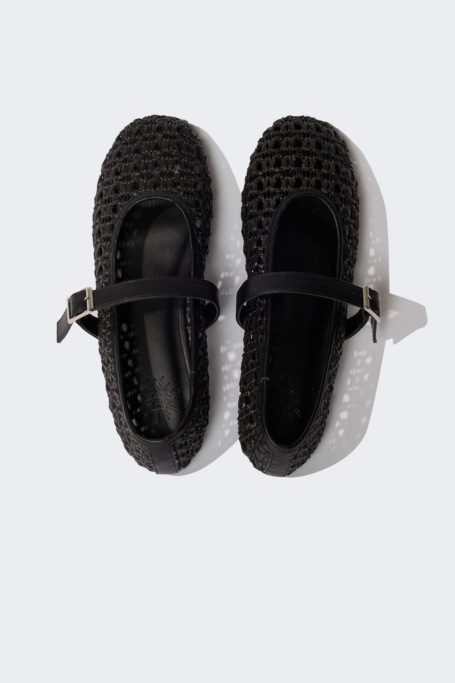 Woman Faux Leather Ballerina Flat Shoes