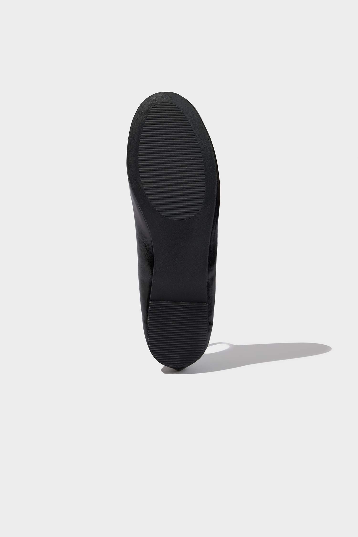 Woman Faux Leather Ballerina Flat Shoes