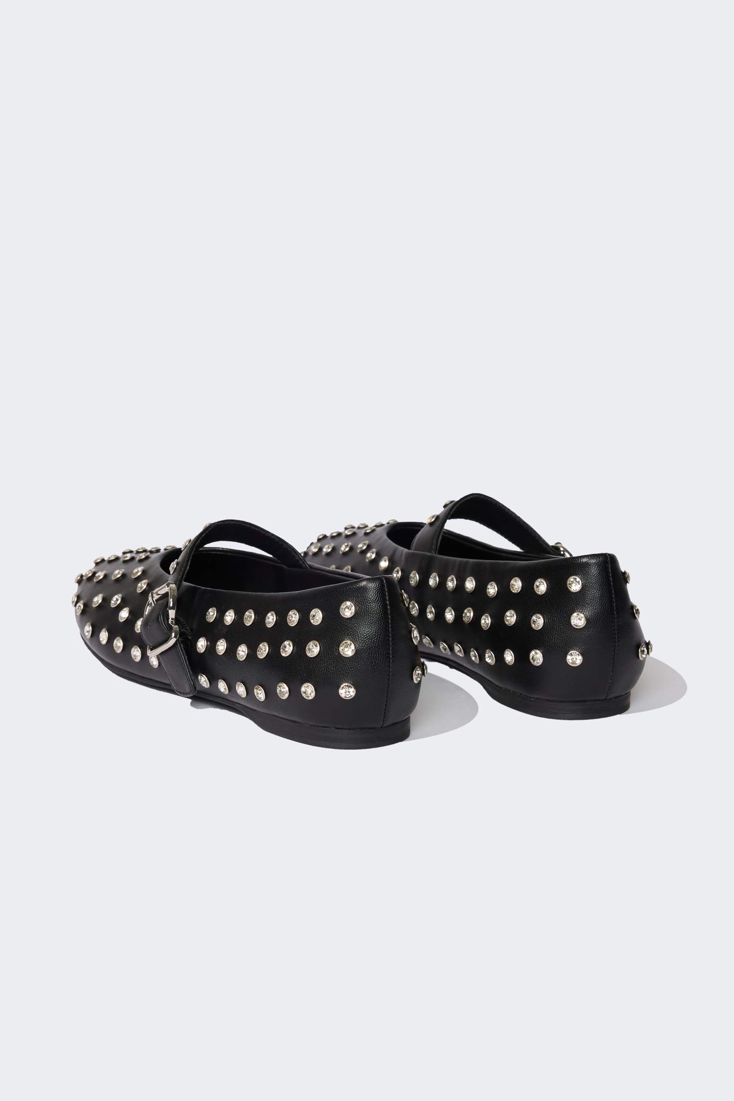 Woman Faux Leather Ballerina Flat Shoes