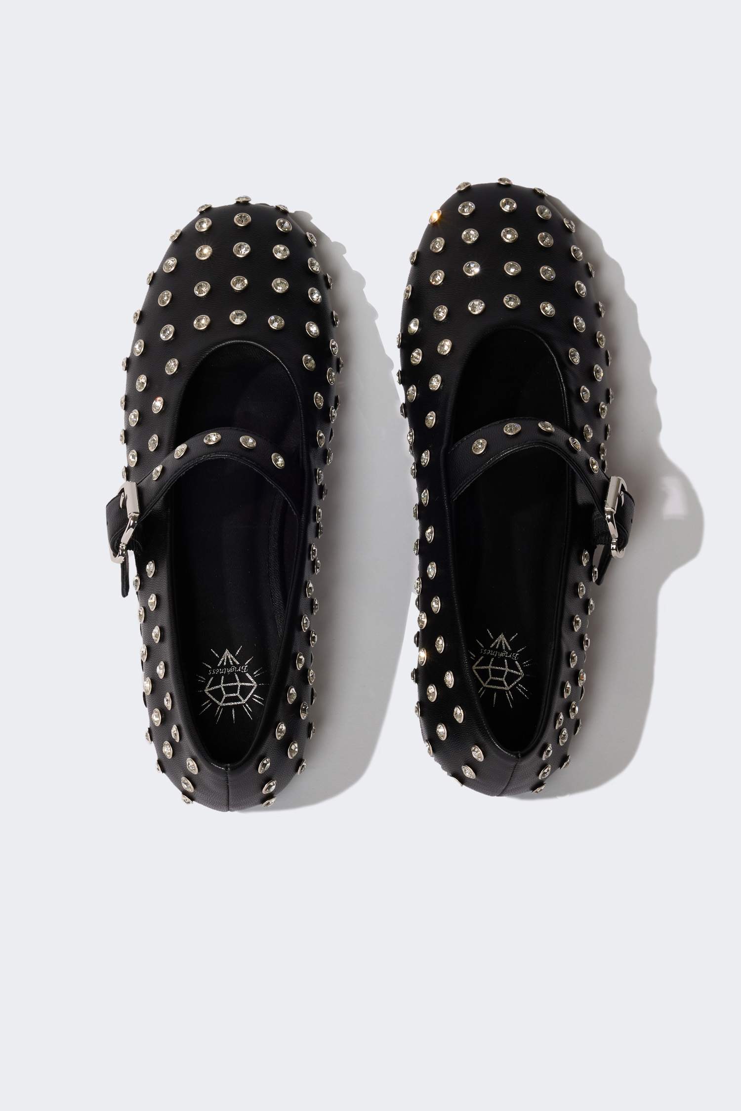 Woman Faux Leather Ballerina Flat Shoes