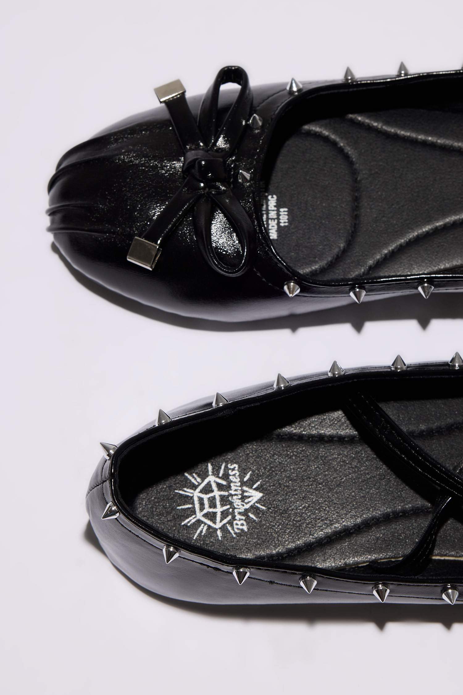 Woman Faux Leather Ballerina Flat Shoes