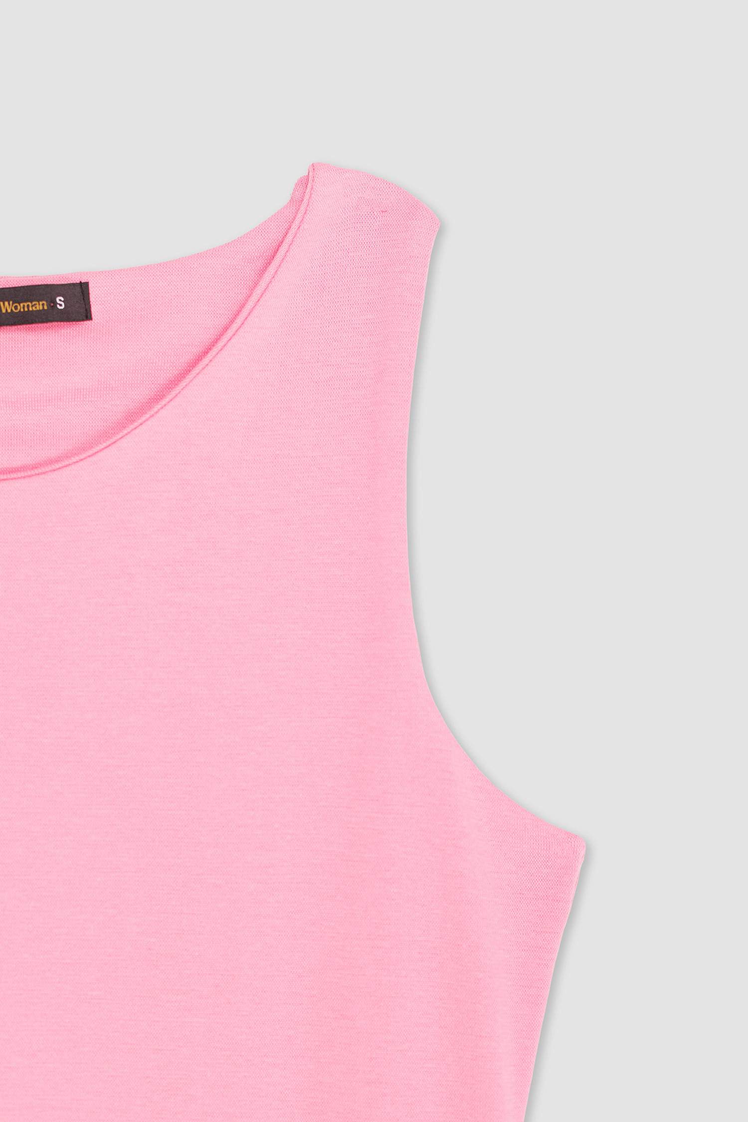 Bodycon Crew Neck Camisole Maxi Dress