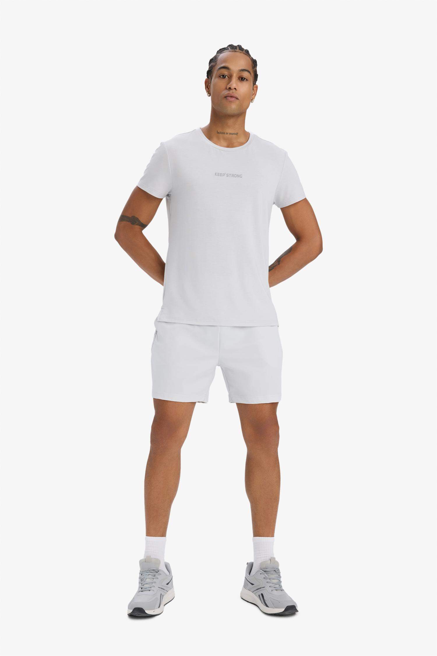 DeFactoFit Hızlı Kuruyan Esnek Kumaş Standart Fit Sporcu Kısa Paça Şort