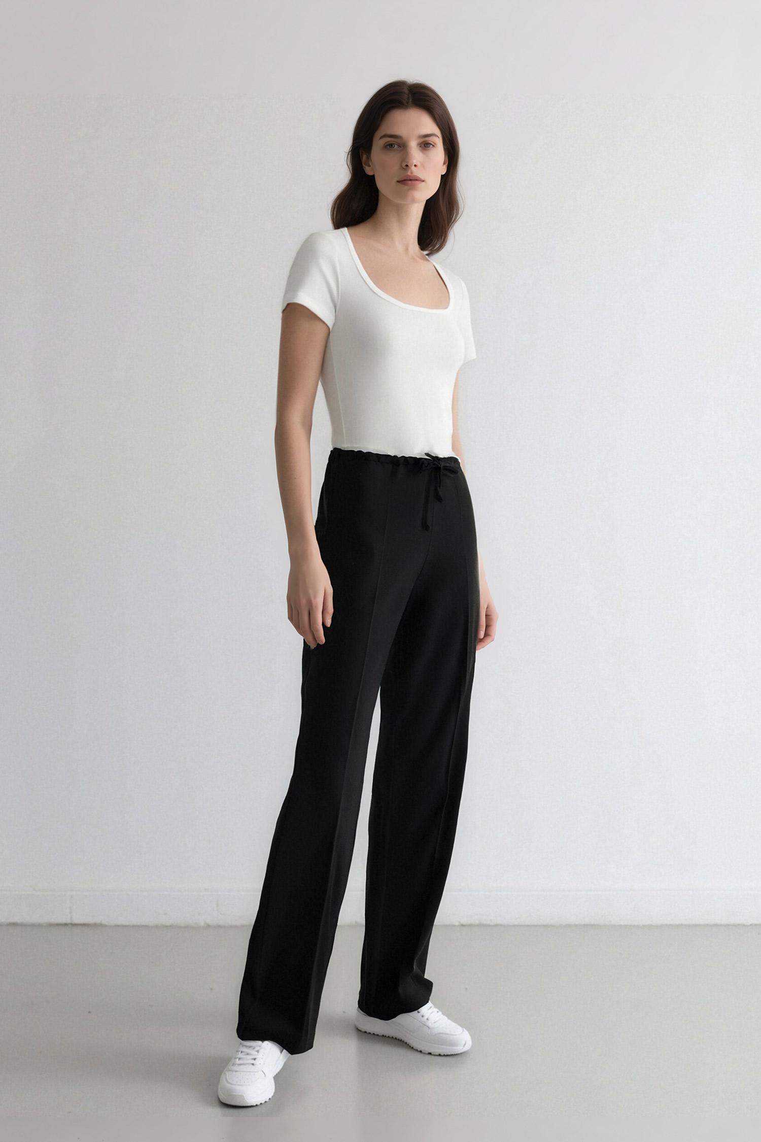 سروال وايد ليج