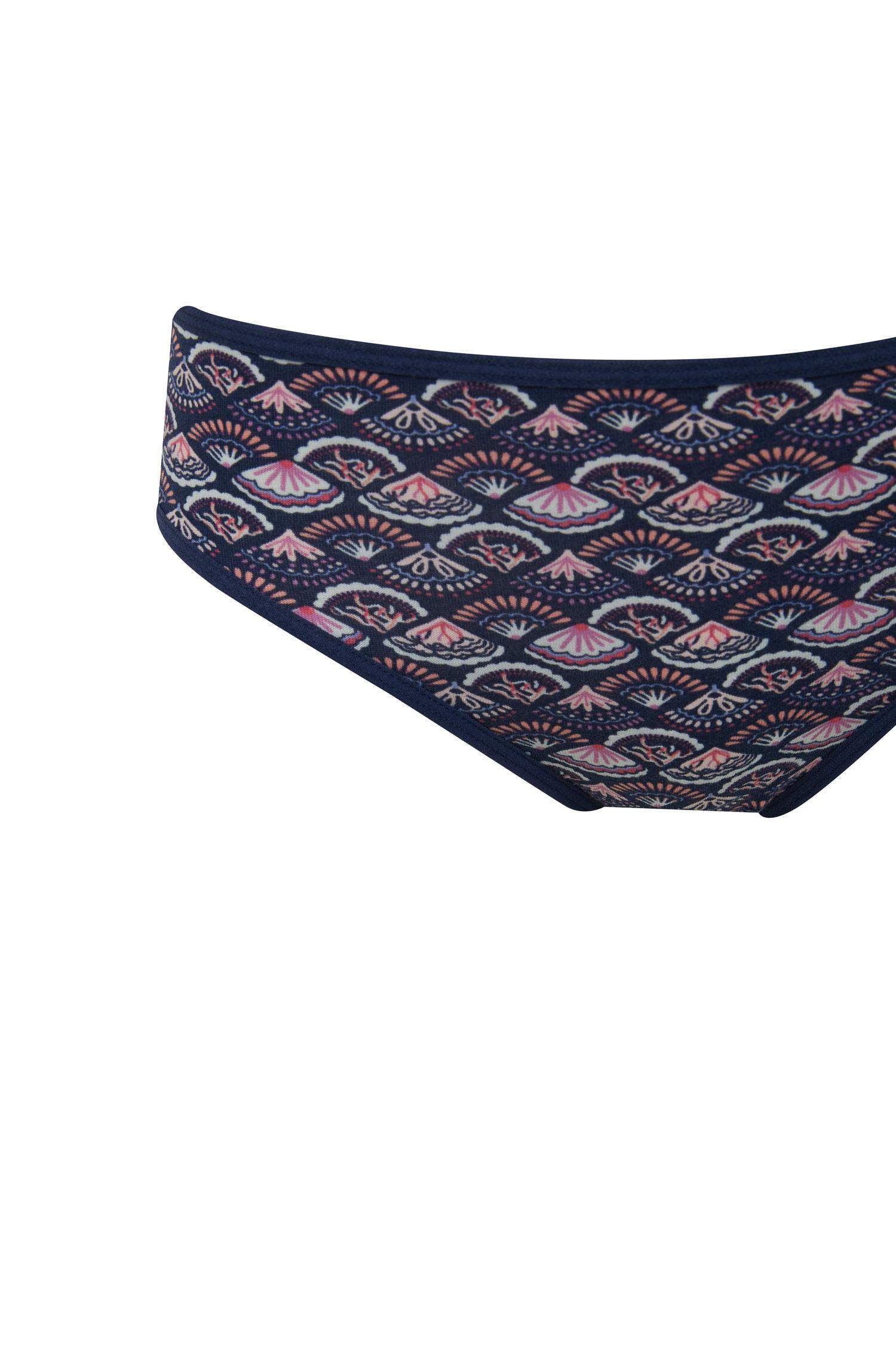 Desenli 3'lü Slip Külot-Fall in Love 