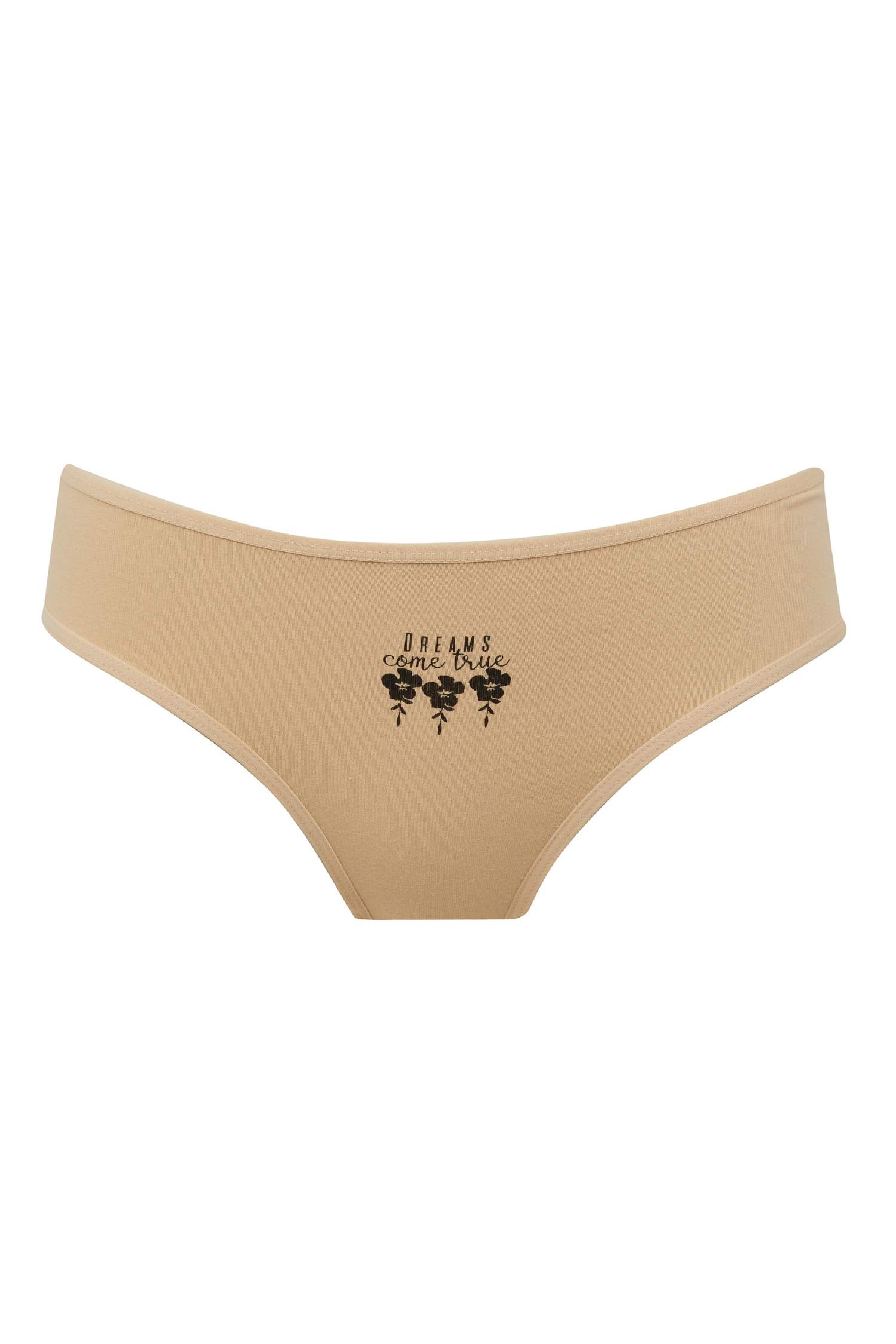 Desenli 3'lü Paketli Slip Külot-Fall in Love