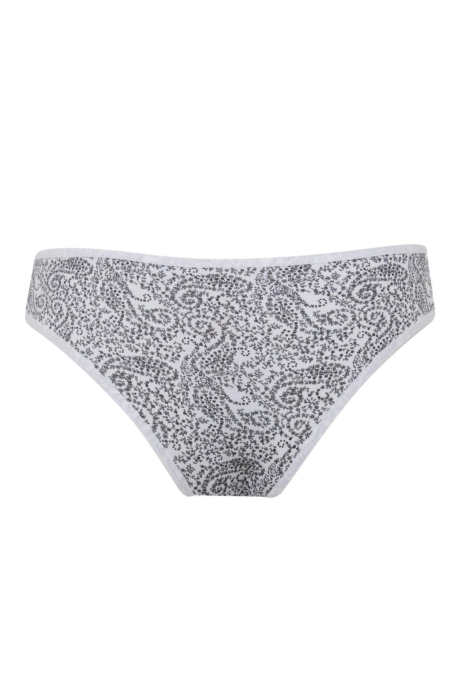 Desenli 3'lü Paketli Slip Külot-Fall in Love 