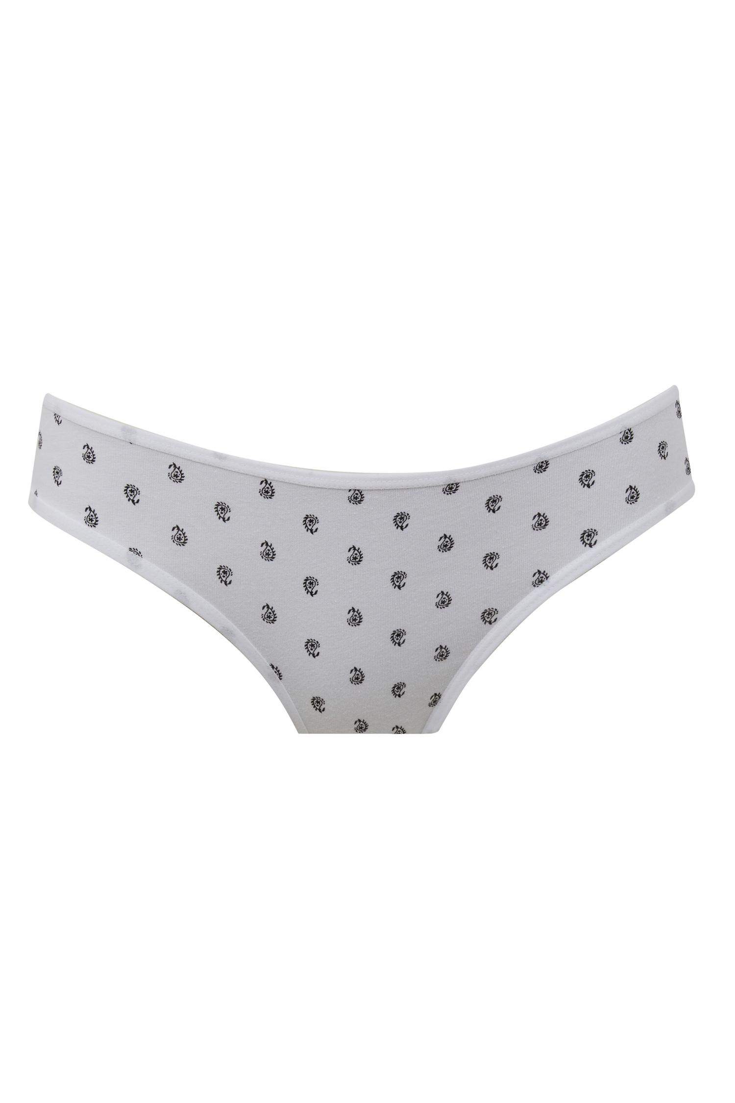 Fall in Love Desenli 3'lü Paketli Slip Külot