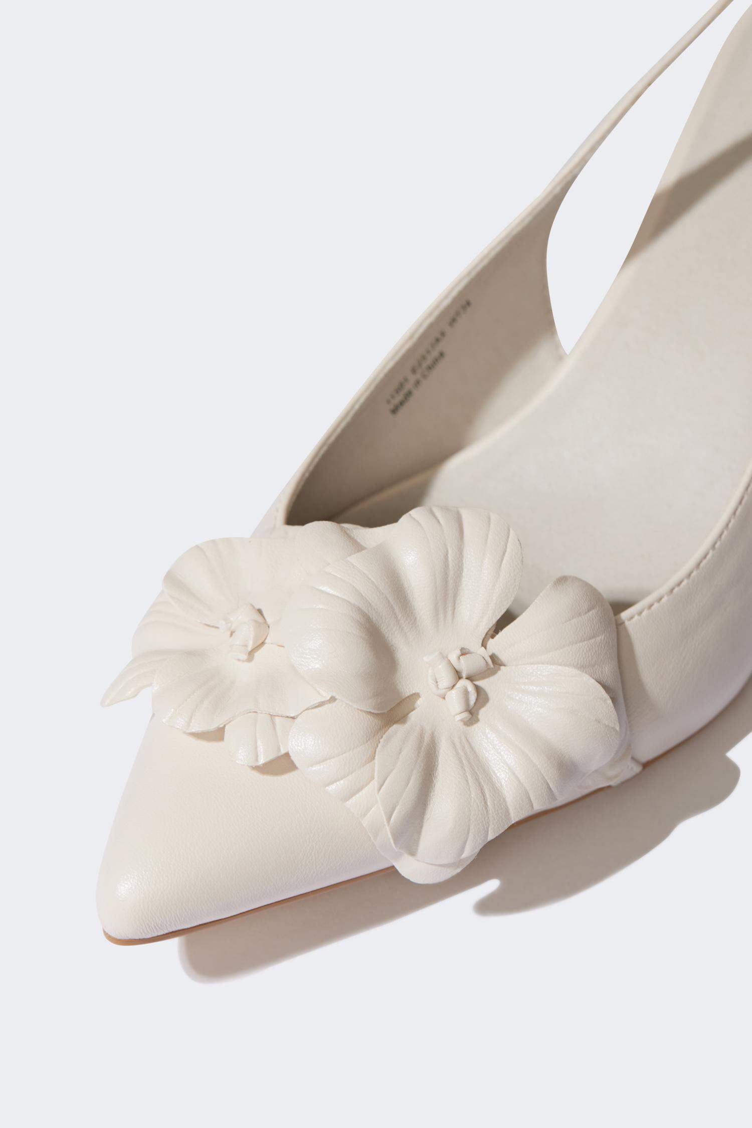 Woman Faux Leather Heeled Sandals