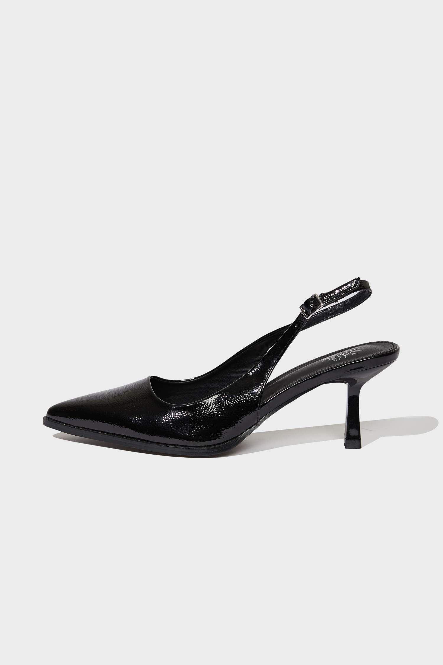 Kadın Yüksek Taban Suni Deri Topuklu Sandalet