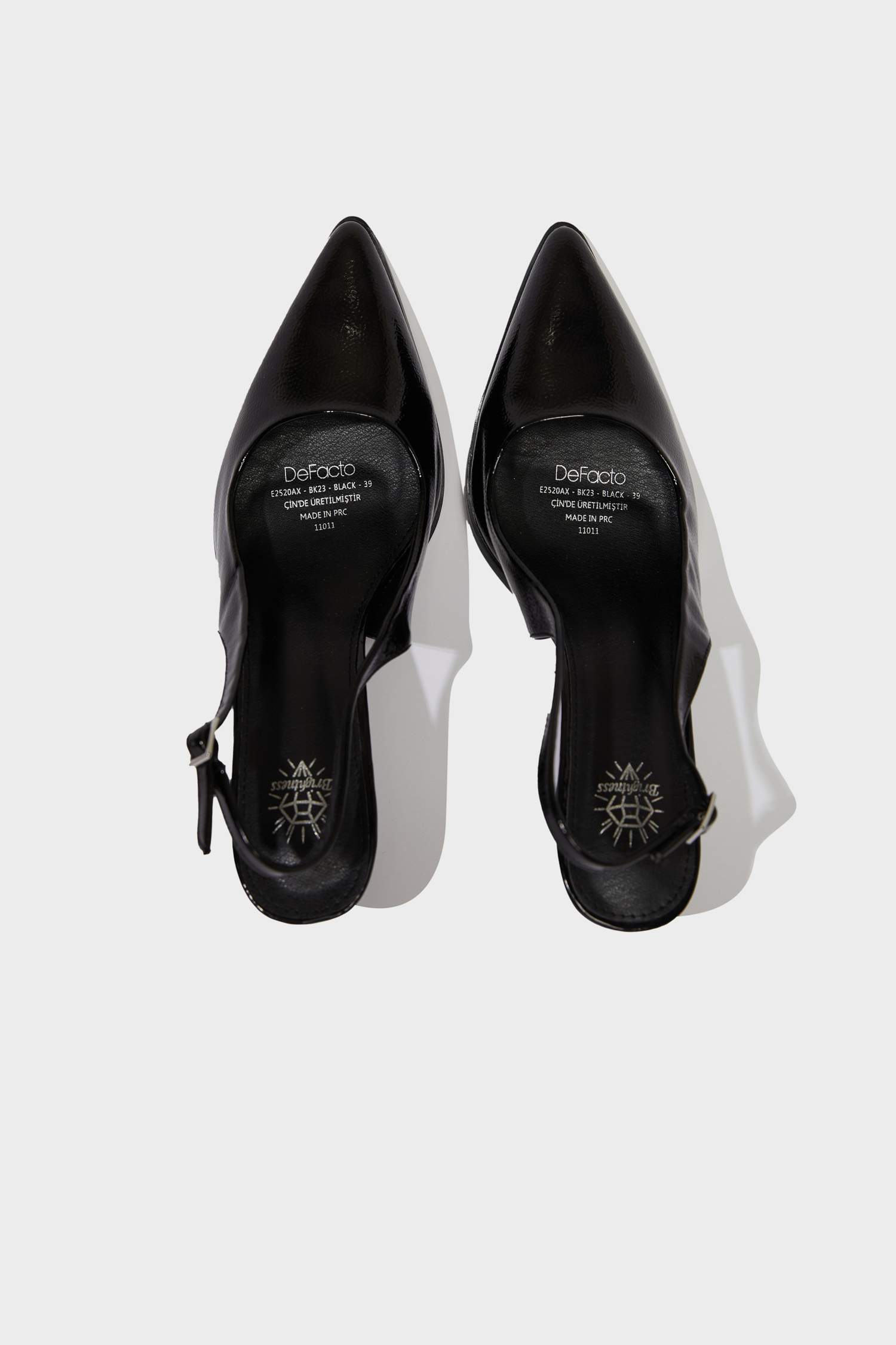 Kadın Yüksek Taban Suni Deri Topuklu Sandalet