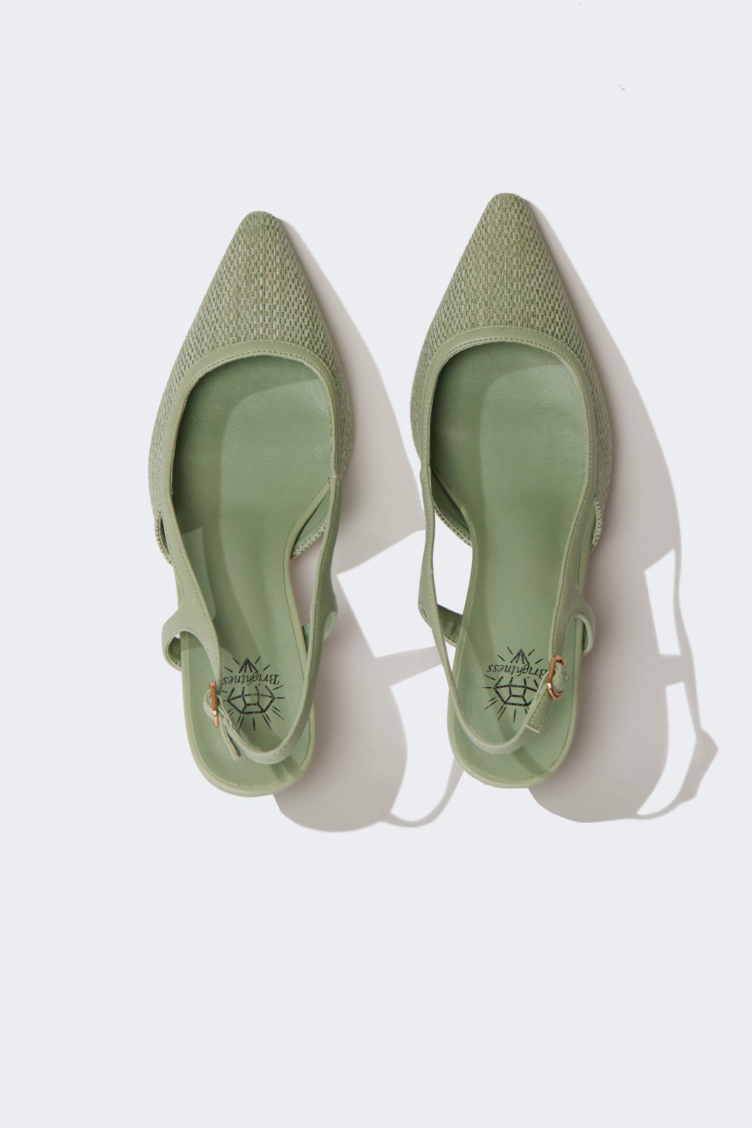 Woman Laced Faux Leather Heeled Sandals