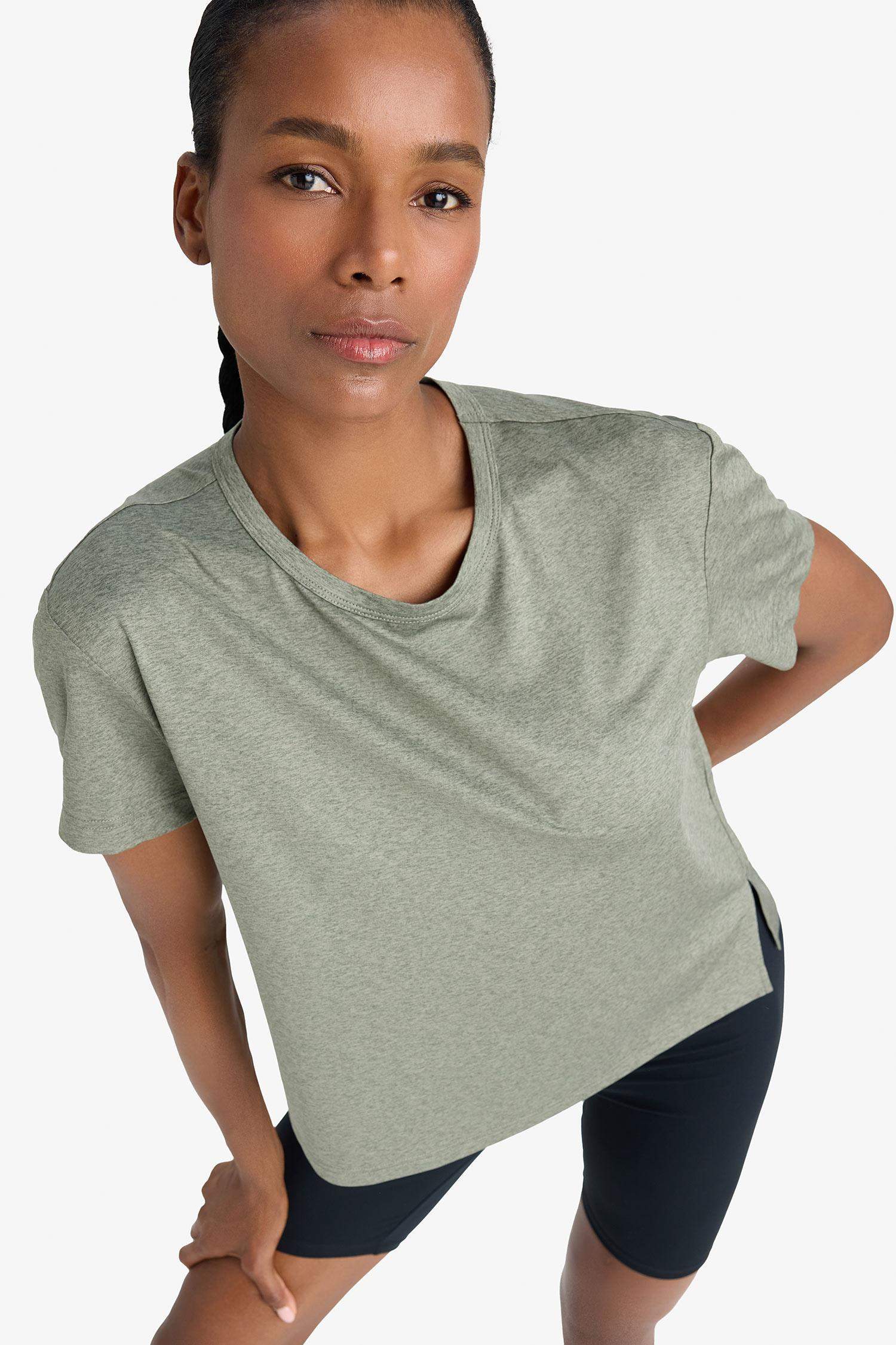 DeFactoFit Bisiklet Yaka Sporcu Kısa Kollu Tişört