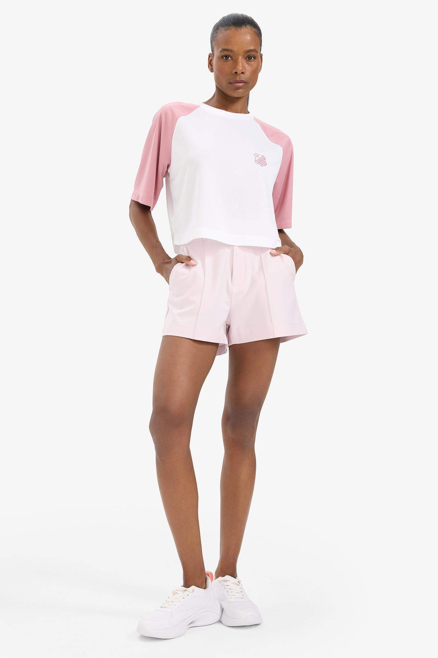 DeFactoFit Standart Fit Dokuma Şort