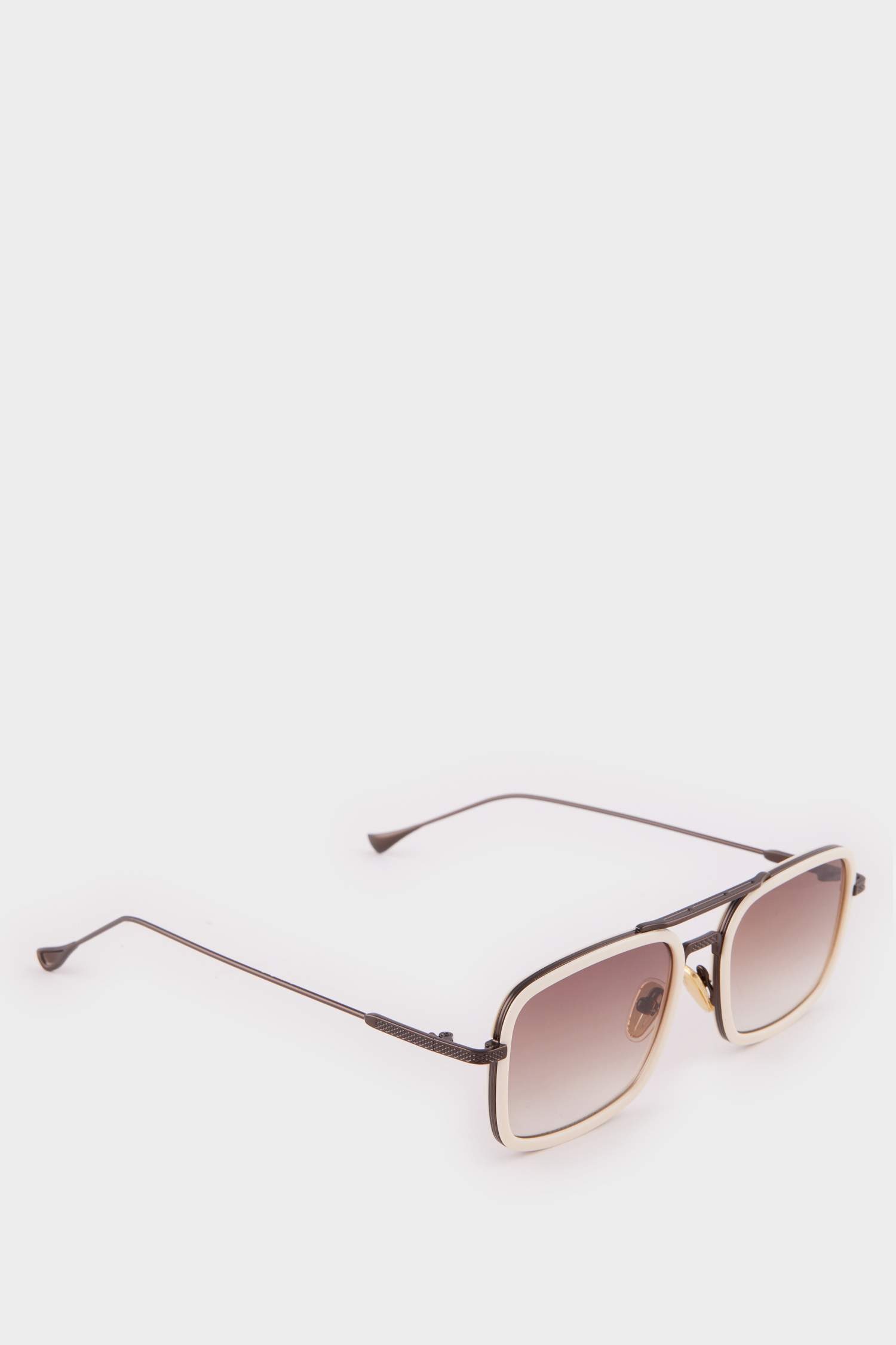 Erkek Kare Metal Güneş Gözlüğü