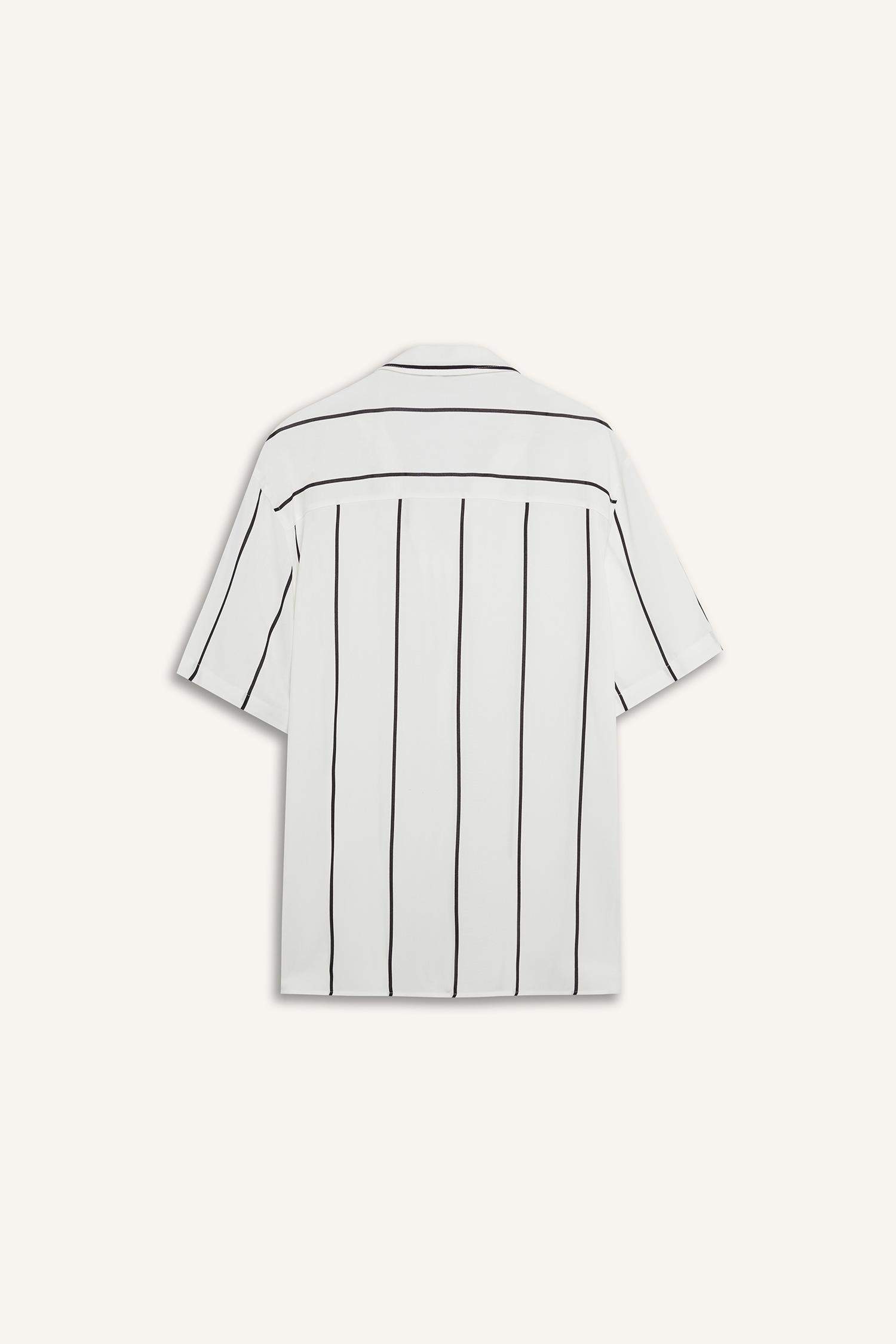 Regular Fit Striped Summer Shirt