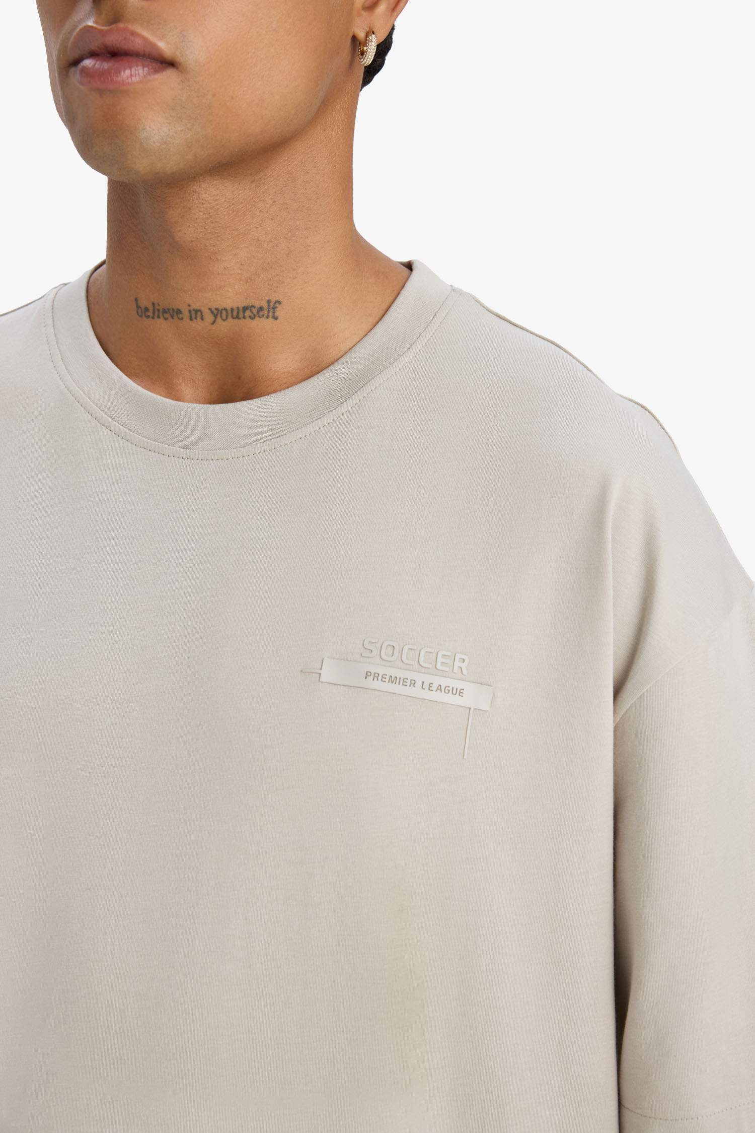 DeFactoFit оверсайз футболка с круглым вырезом с рисунком, короткий рукав