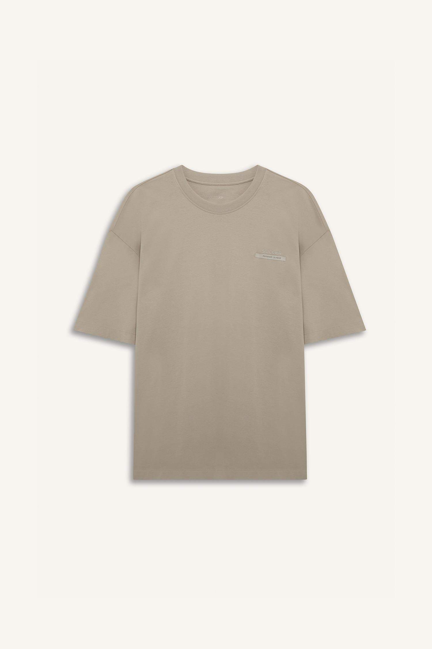 DeFactoFit оверсайз футболка с круглым вырезом с рисунком, короткий рукав