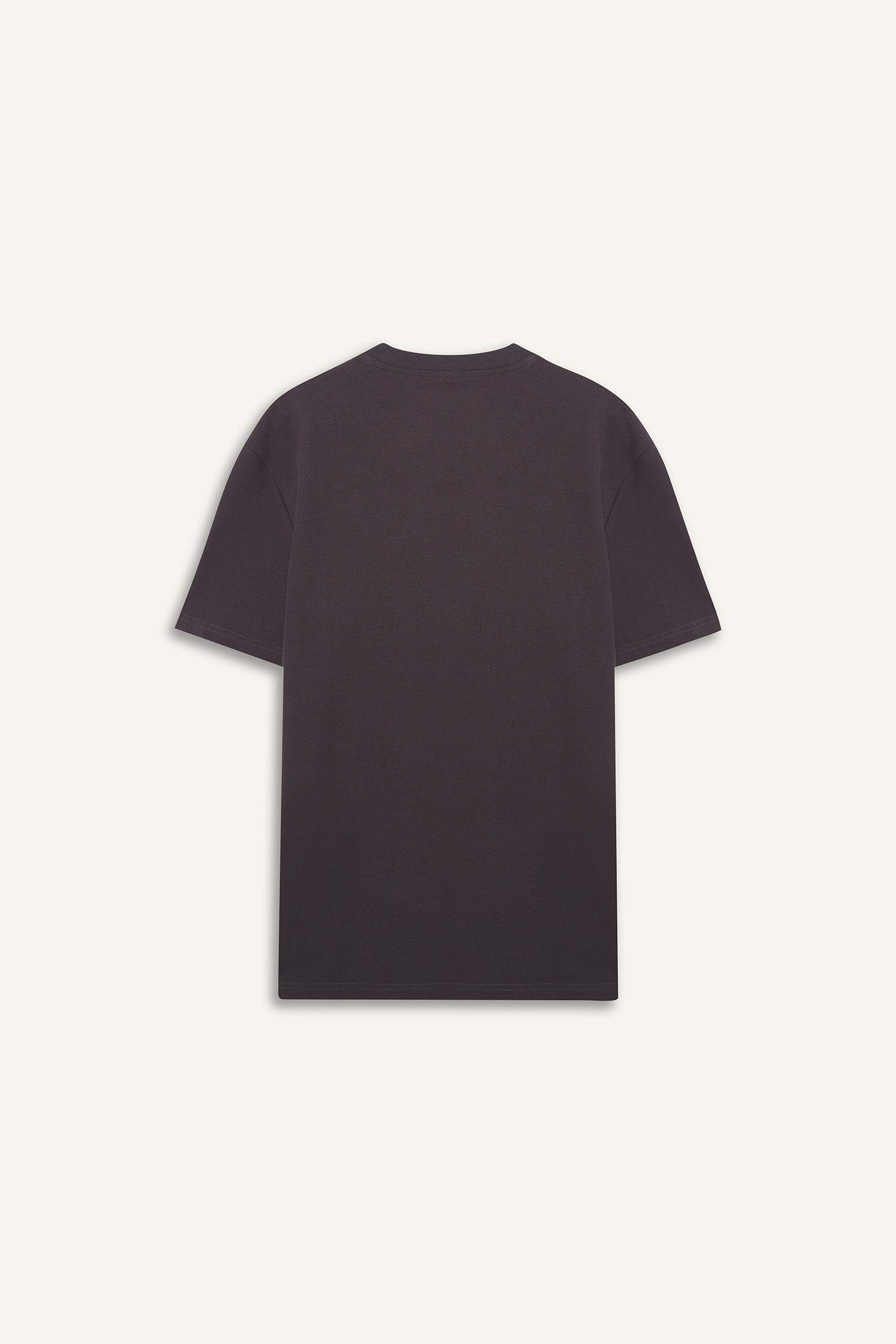 %100 Pamuk Regular Fit Bisiklet Yaka Kısa Kollu Ağır Kumaş Tişört