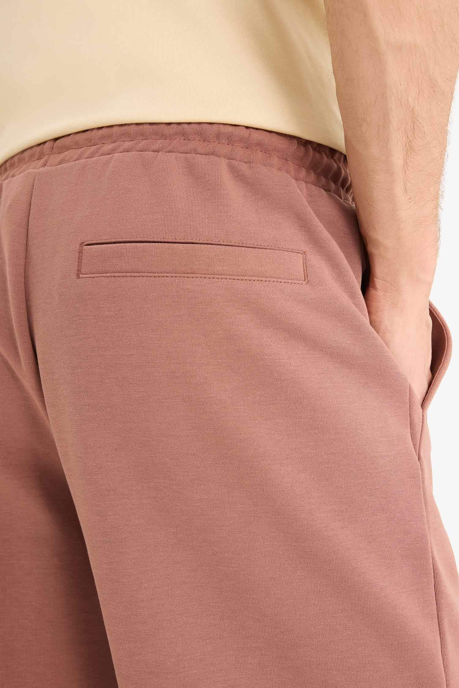 شورت بيزك سادة قصة عادية برباط